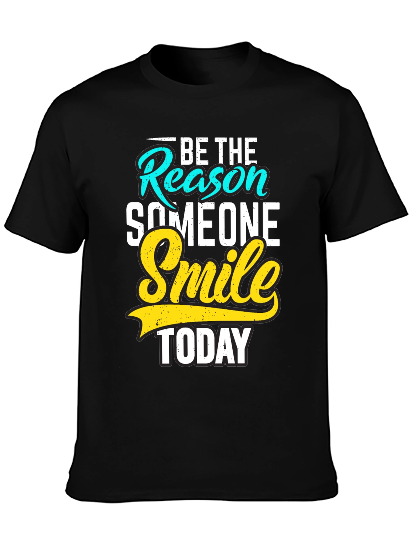 Be the Reason Smile Today Black Graphic Tee