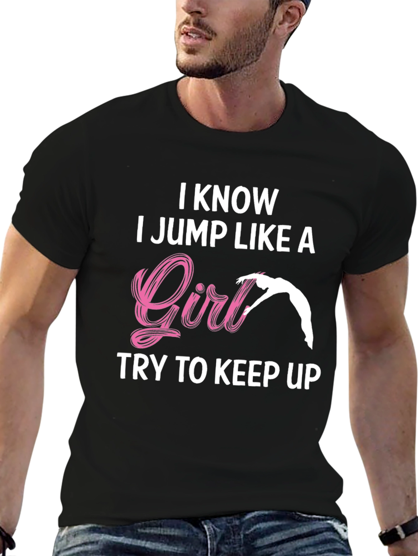 I Jump Like a Girl T-Shirt Gymnastics Tee