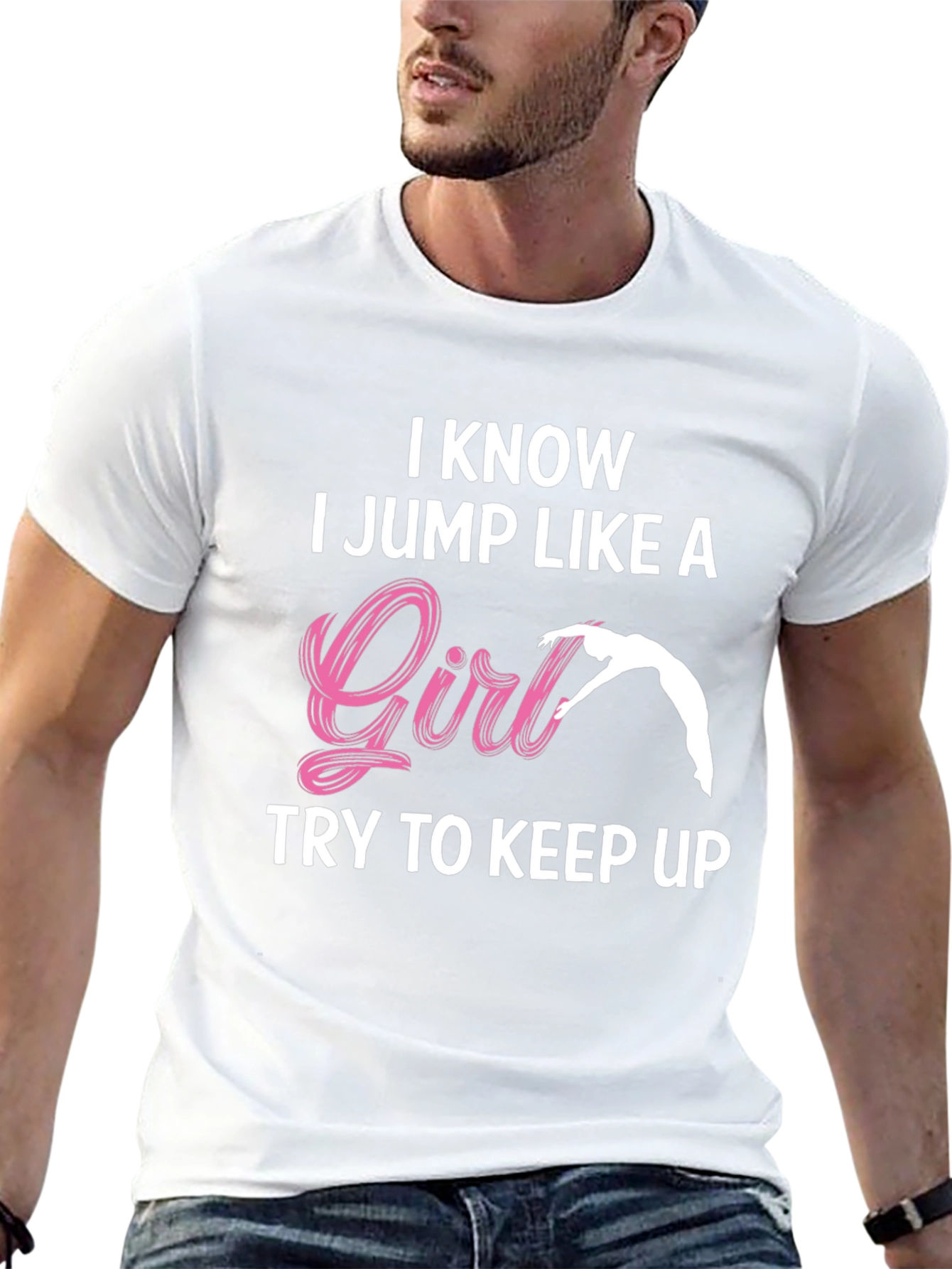 I Jump Like a Girl T-Shirt Gymnastics Tee