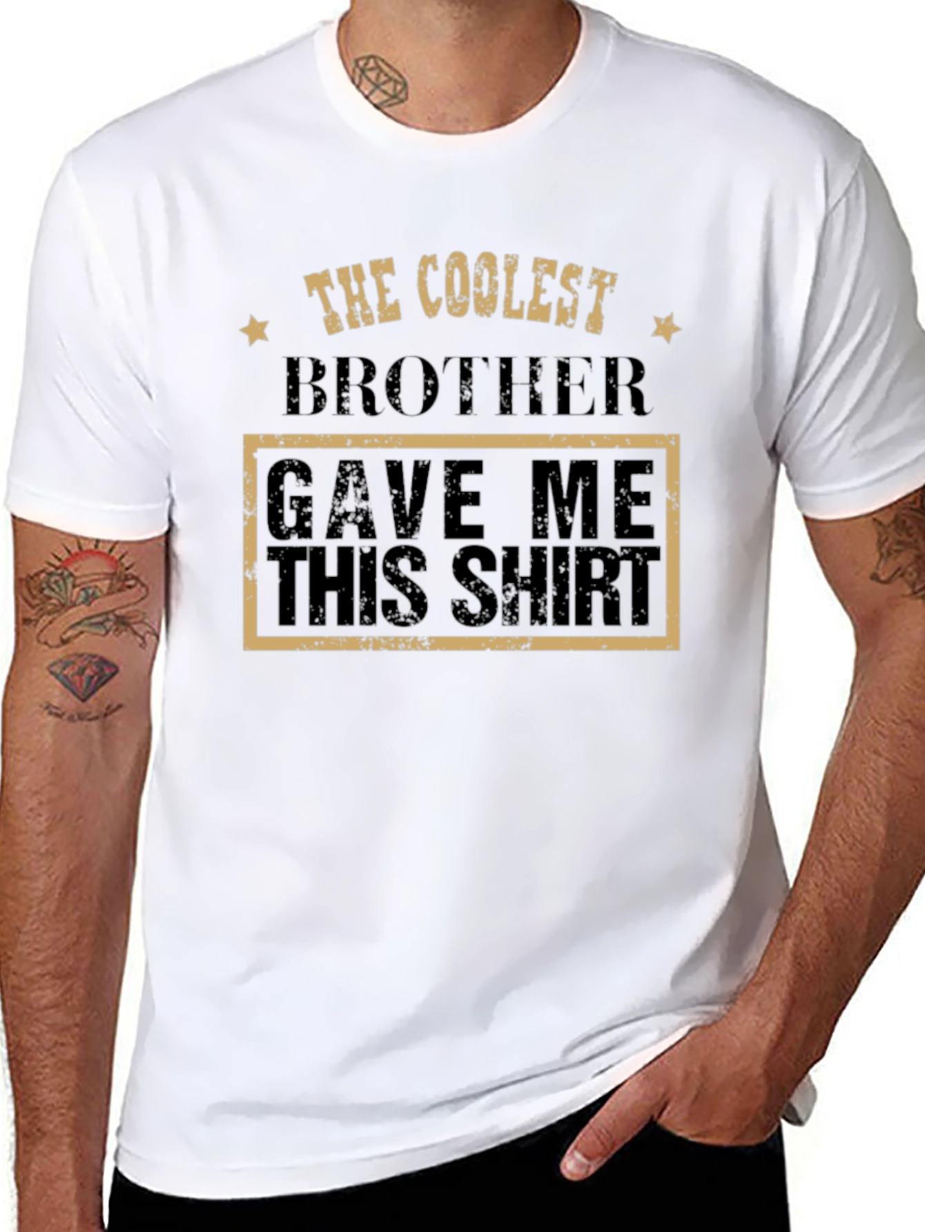 Coolest Brother T-Shirt - Gift for Men