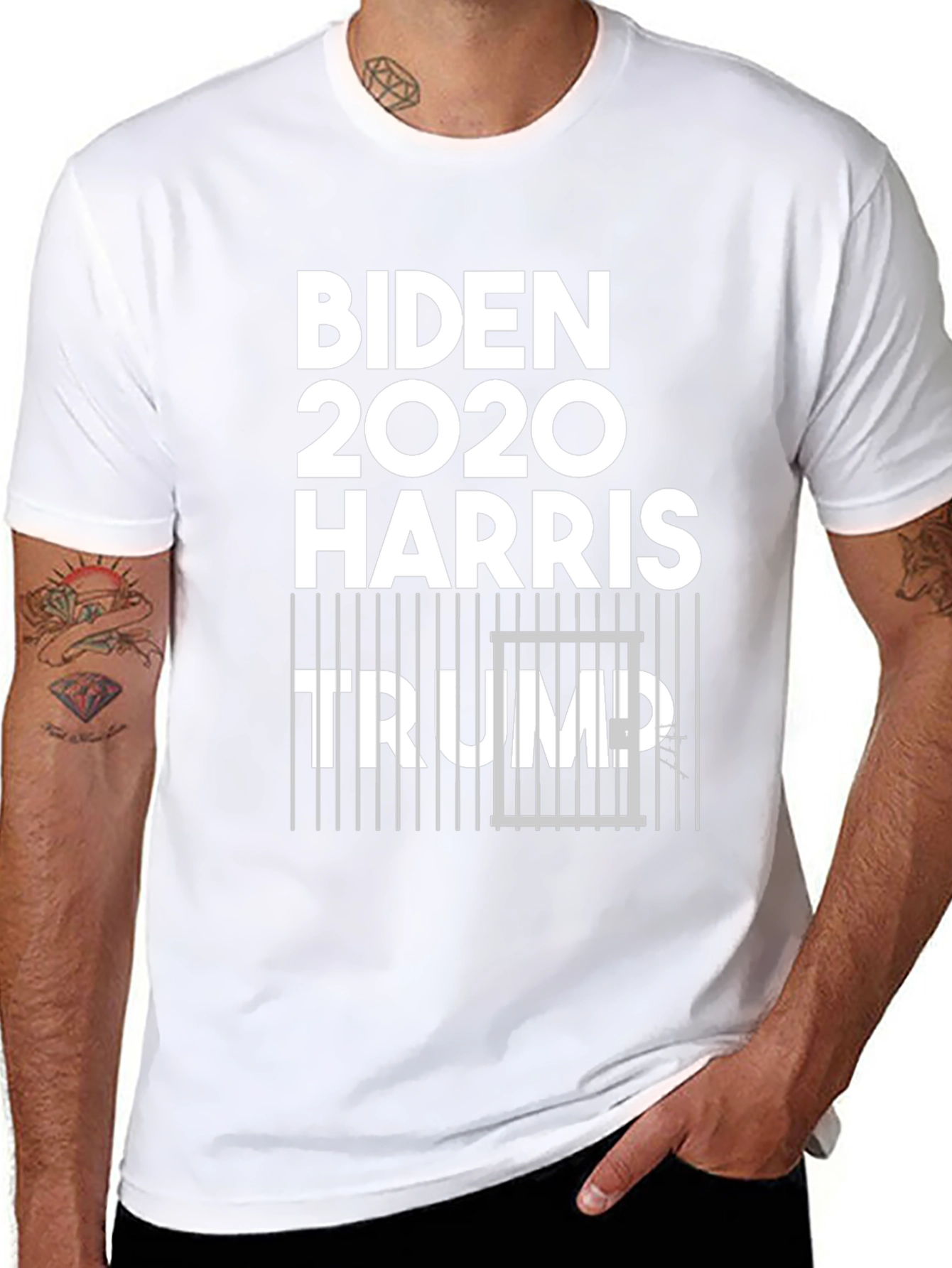 Biden Harris Trump Political T-Shirt