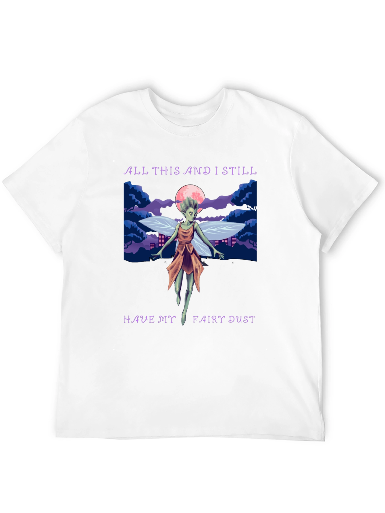 Fairy Dust Graphic Tee - Whimsical Design Soft Cotton