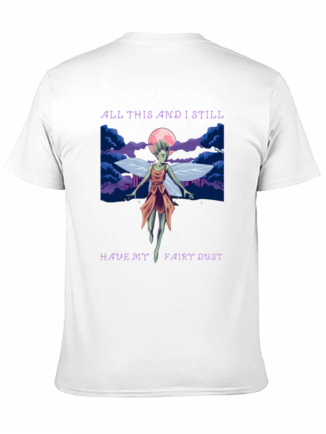 Fairy Dust Graphic Tee - Whimsical Design Soft Cotton
