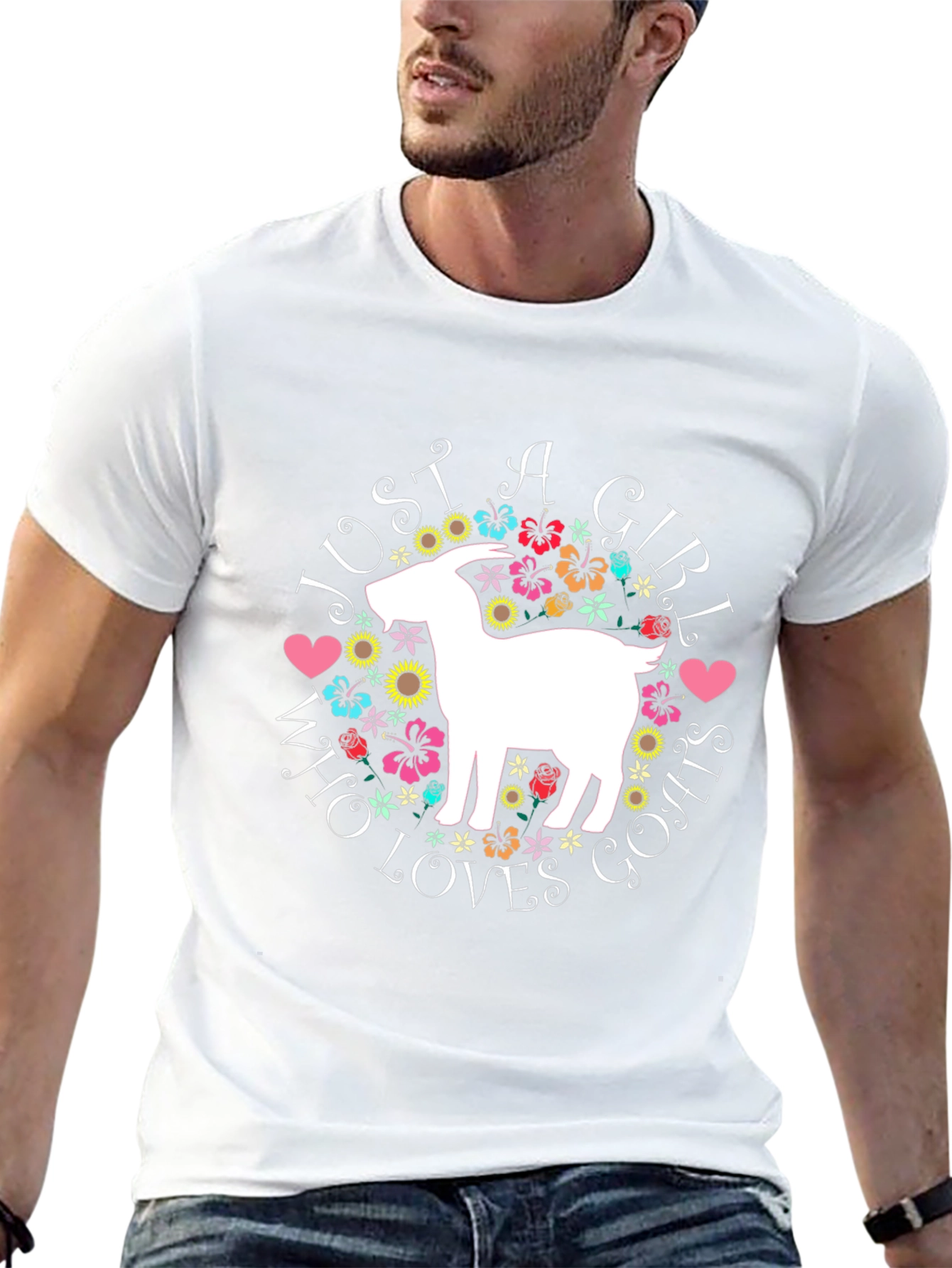 Just A Girl Who Loves Goats T-Shirt