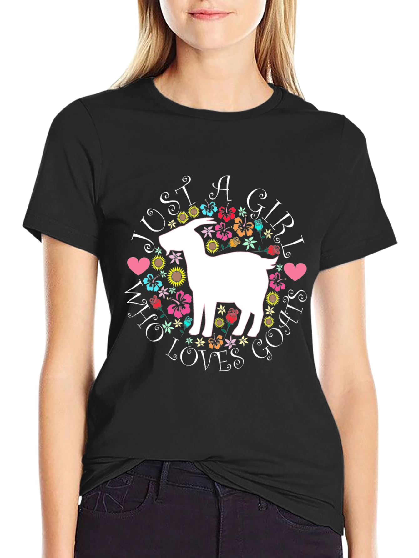Just A Girl Who Loves Goats T-Shirt