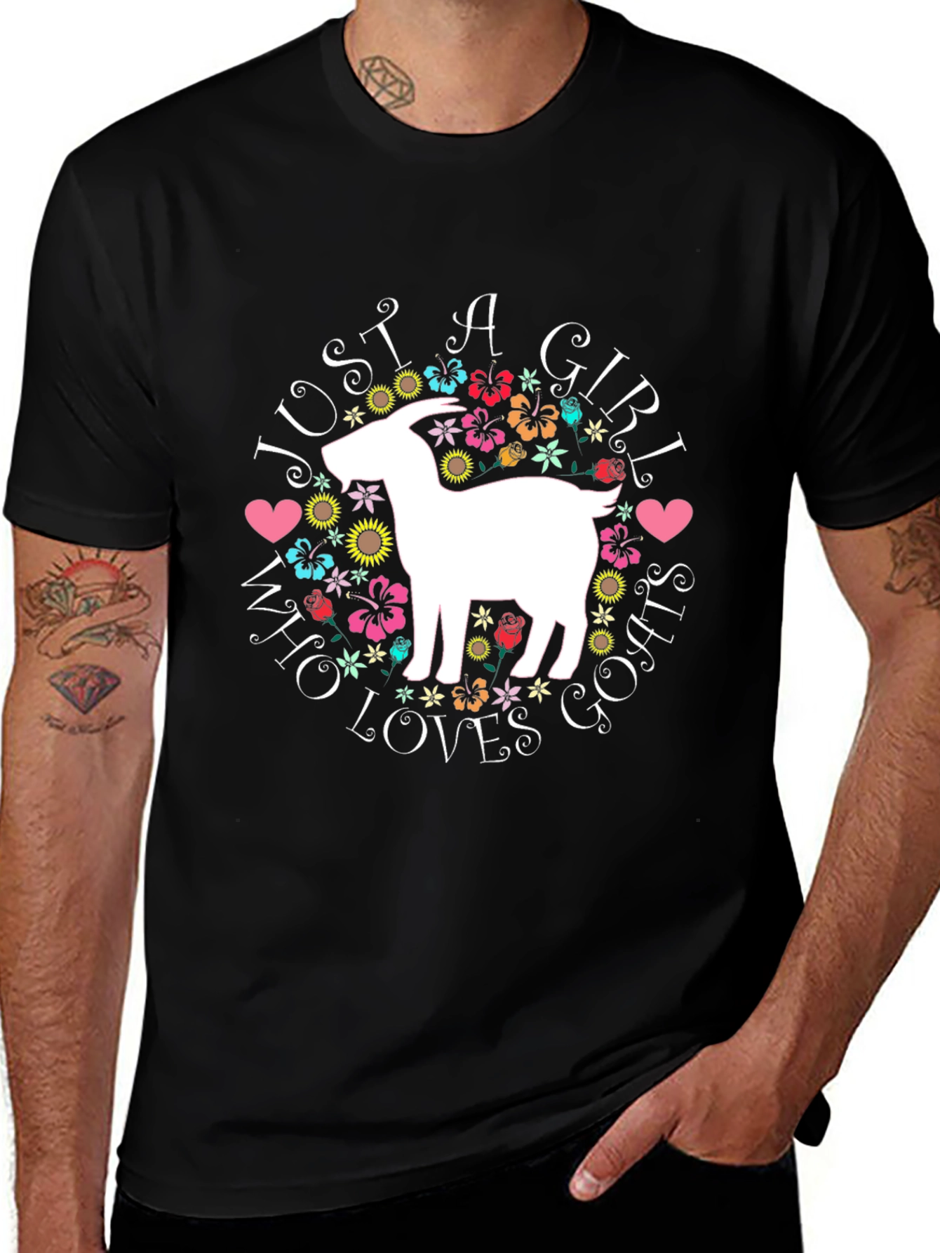 Just A Girl Who Loves Goats T-Shirt