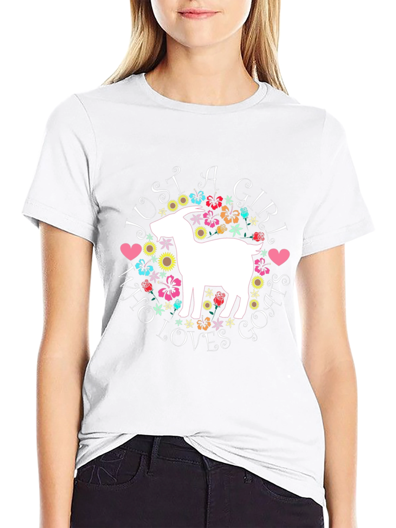 Just A Girl Who Loves Goats T-Shirt