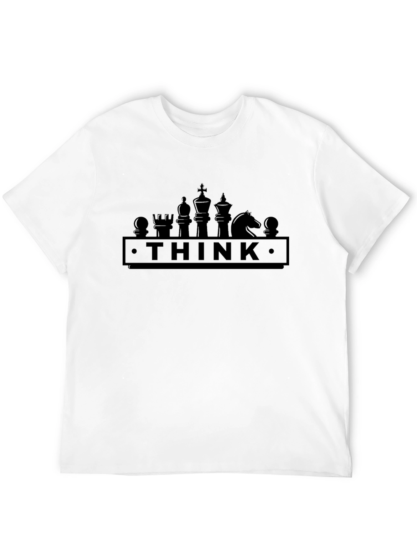 Think Chess Graphic Tee - Strategic Style