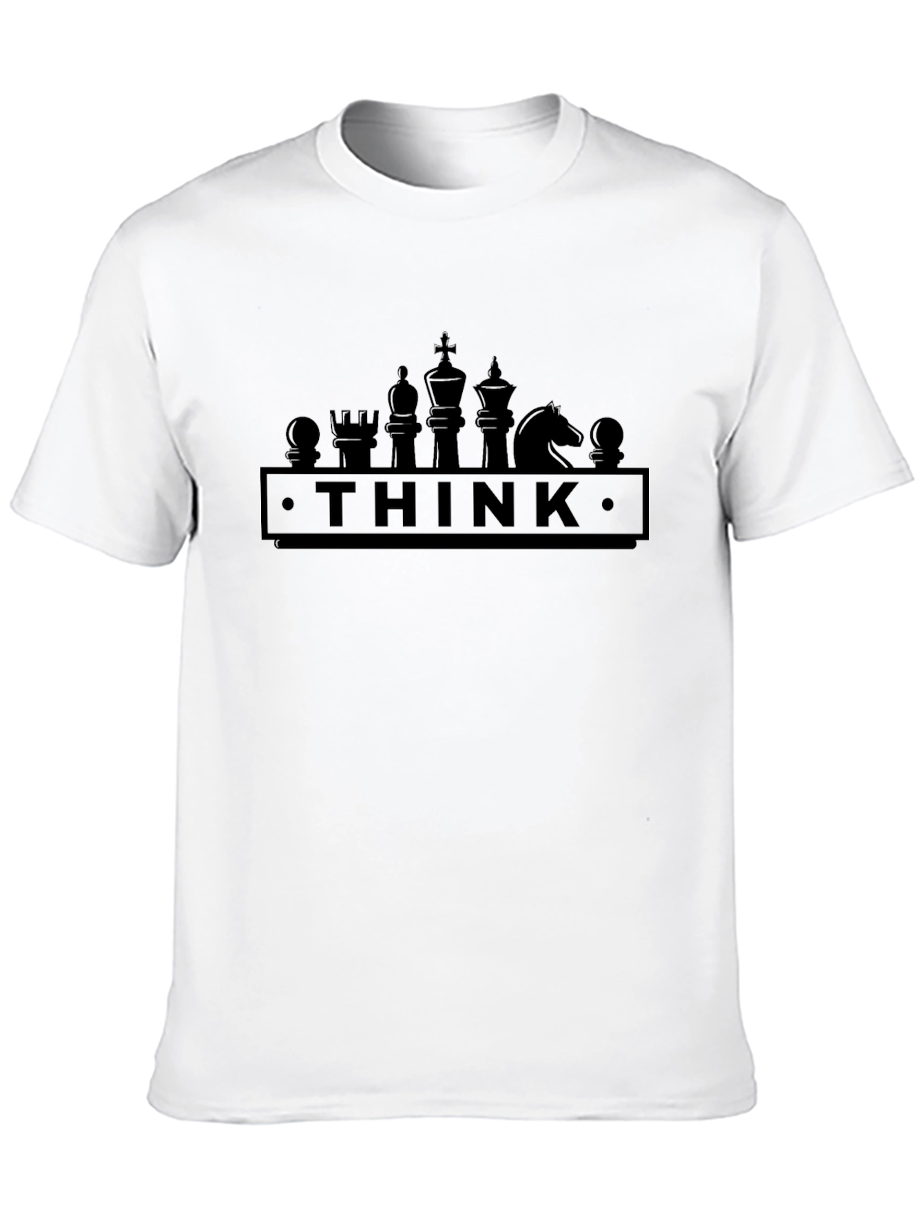 Think Chess Graphic Tee - Strategic Style