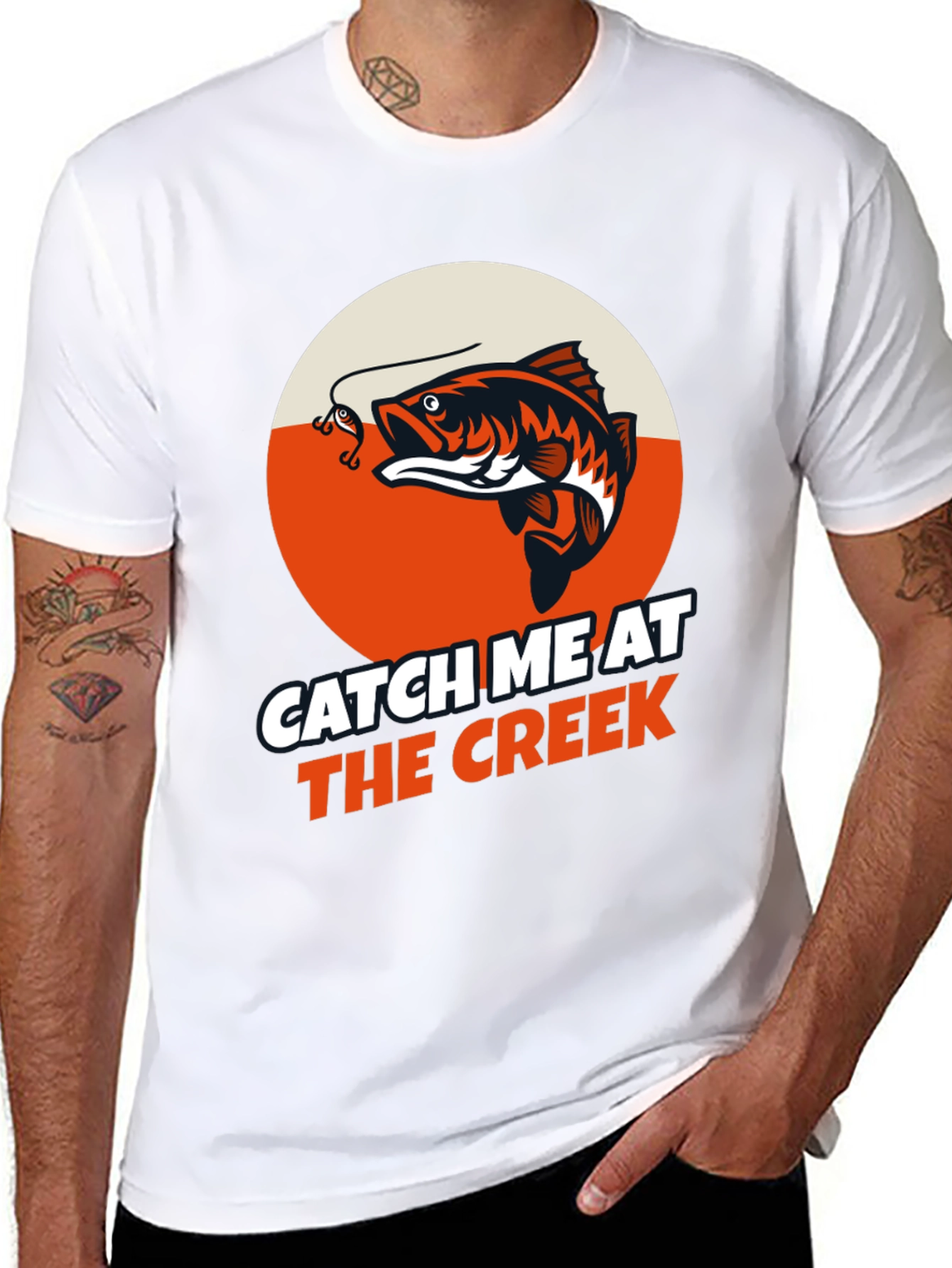 Catch Me at the Creek Fishing T-Shirt