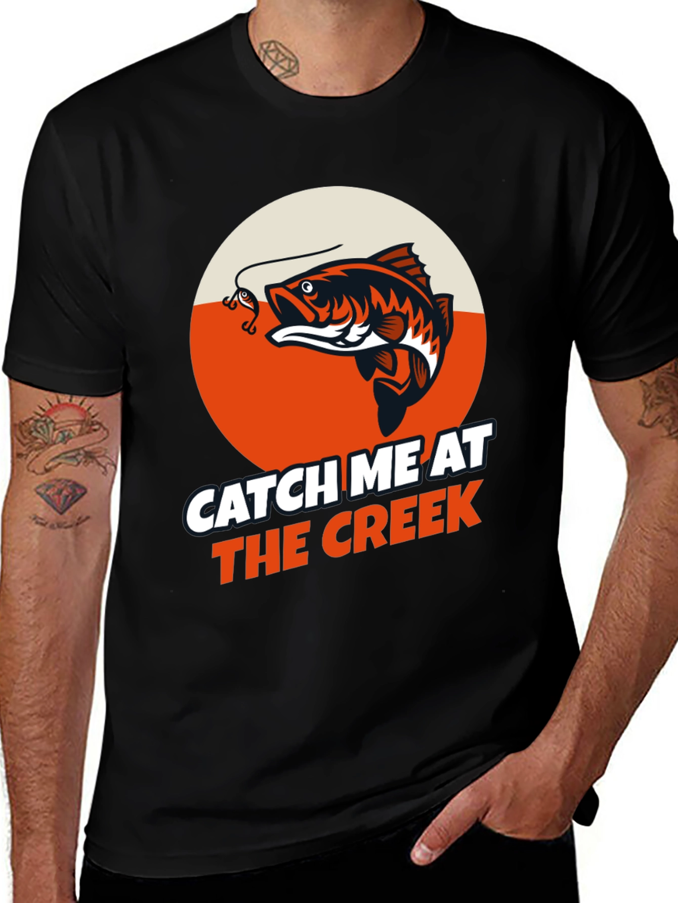 Catch Me at the Creek Fishing T-Shirt