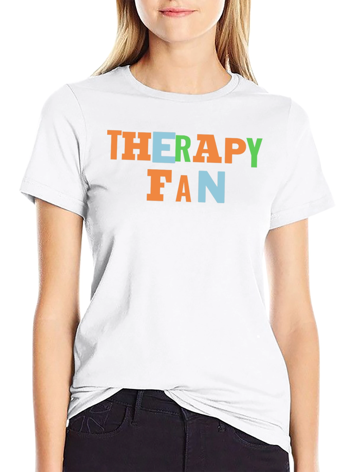 Therapy Fan Graphic Tee - Soft Cotton Blend