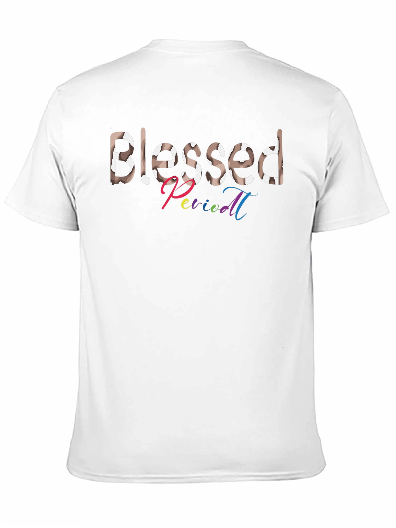 Blessed Period T-Shirt - Black Crew Neck