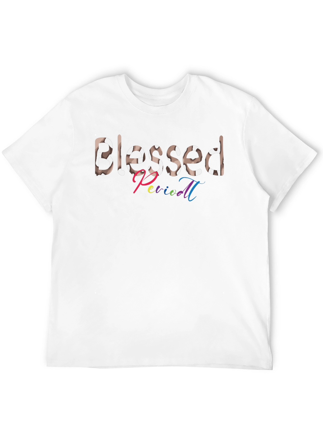 Blessed Period T-Shirt - Black Crew Neck