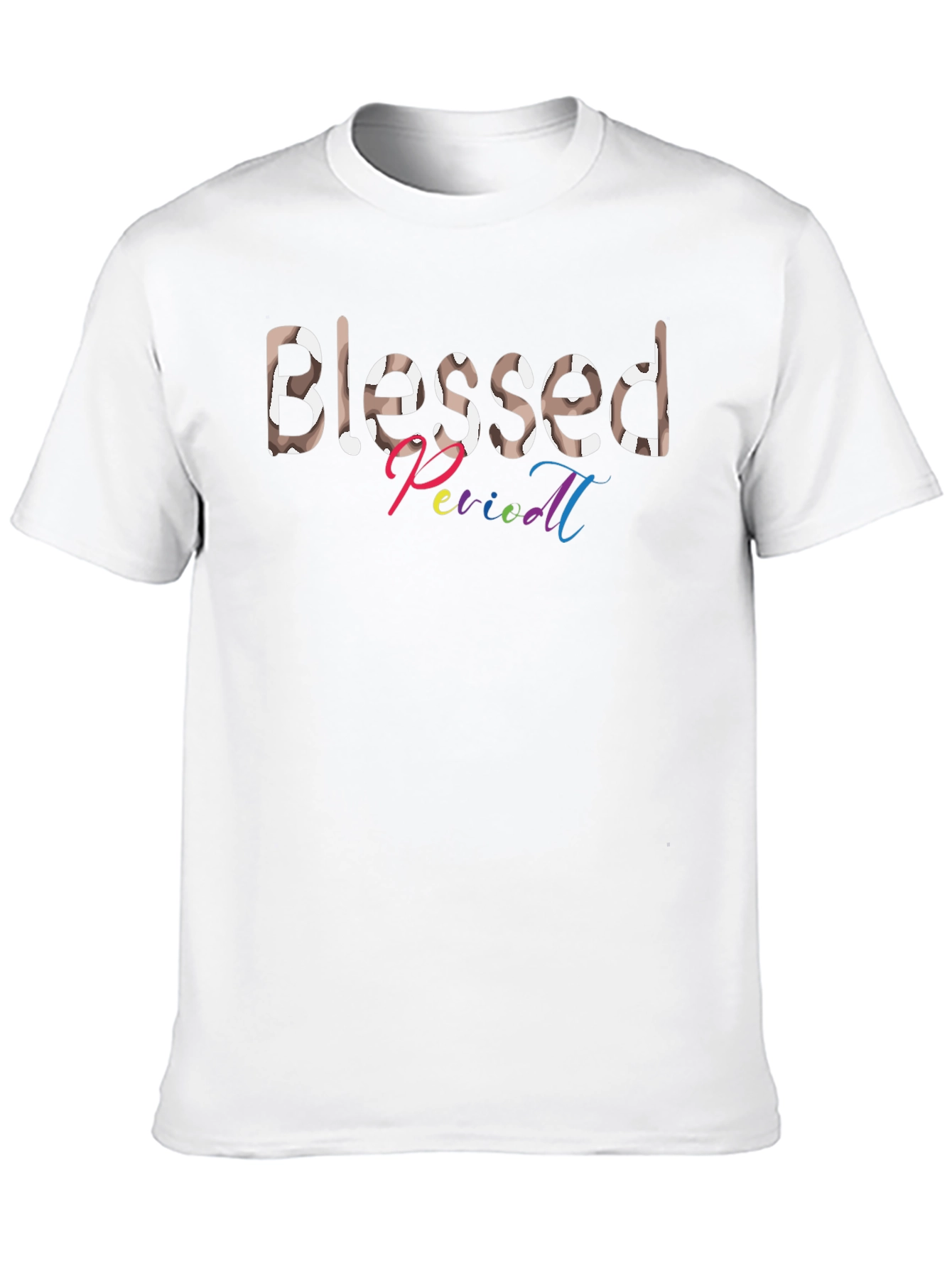 Blessed Period T-Shirt - Black Crew Neck