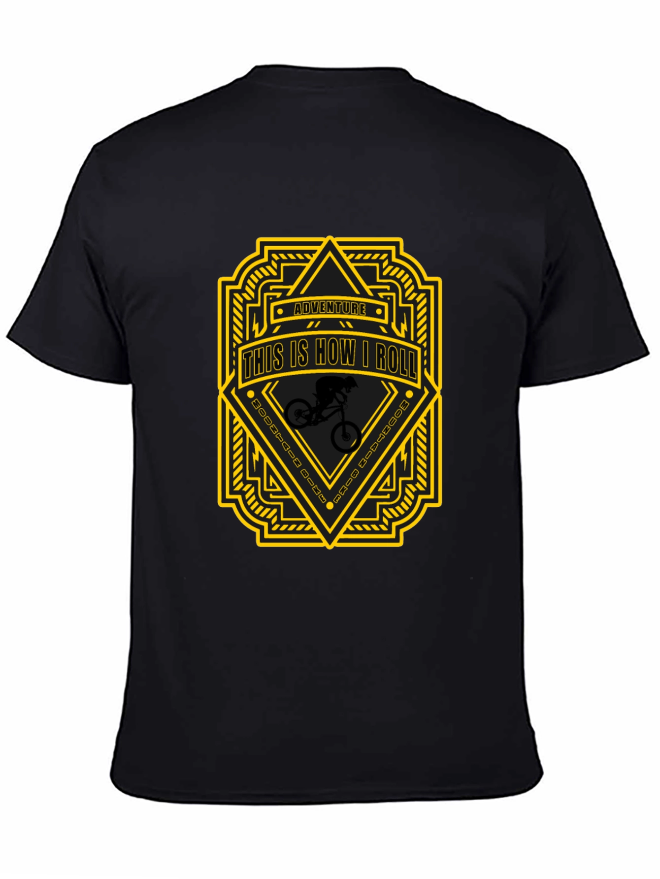 Adventure This is How I Roll Black T-Shirt