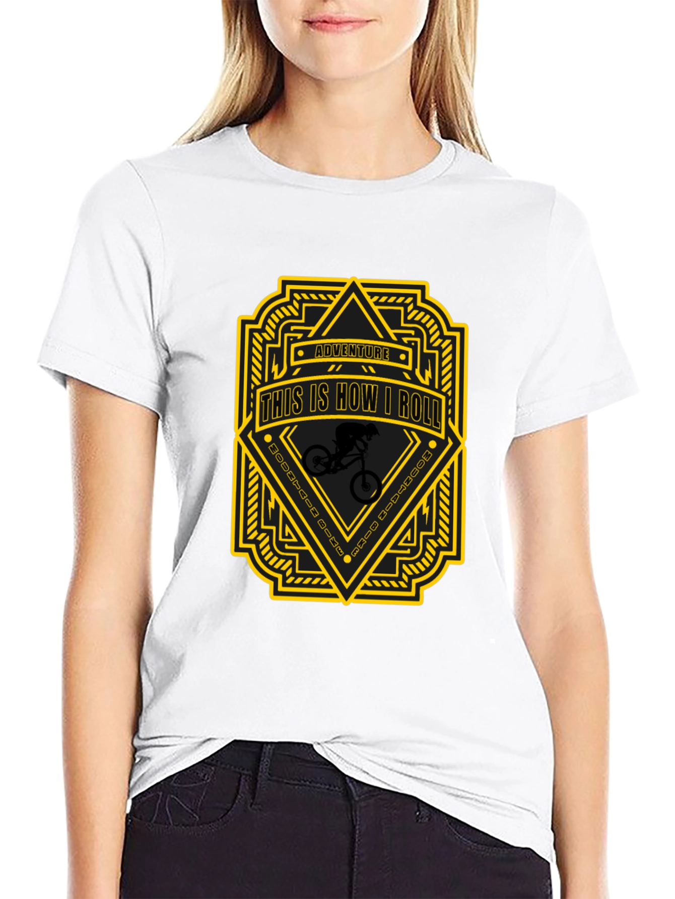 Adventure This is How I Roll Black T-Shirt
