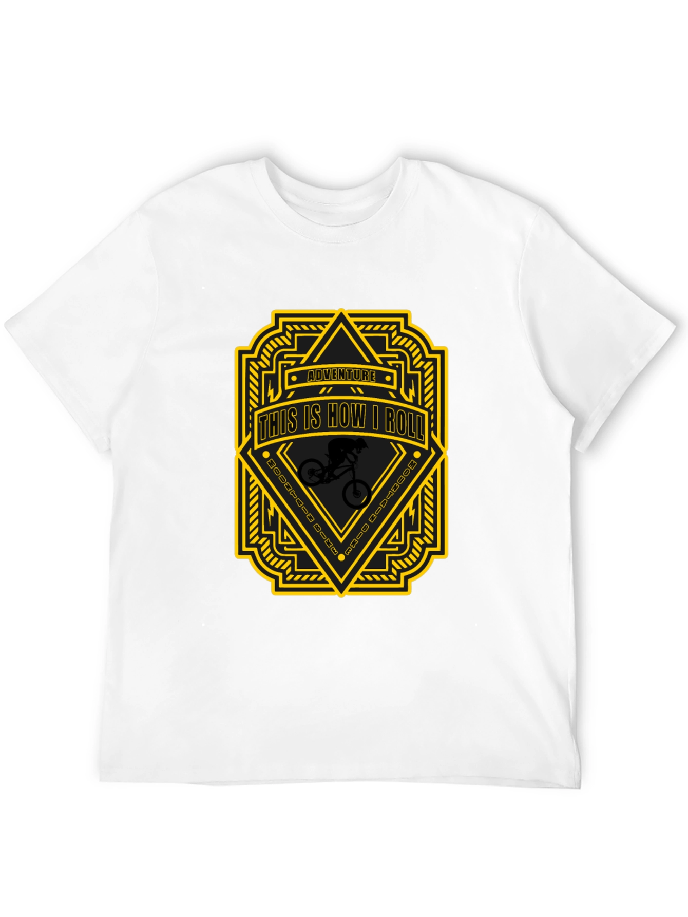 Adventure This is How I Roll Black T-Shirt