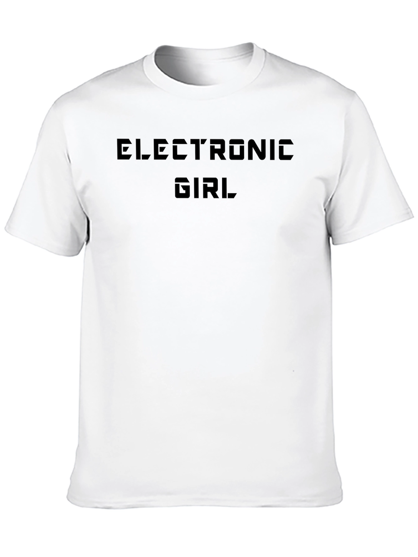 Electronic Girl Black T-Shirt