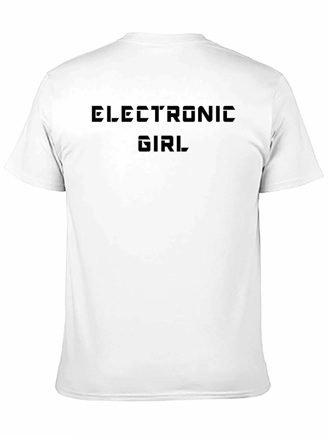 Electronic Girl Black T-Shirt