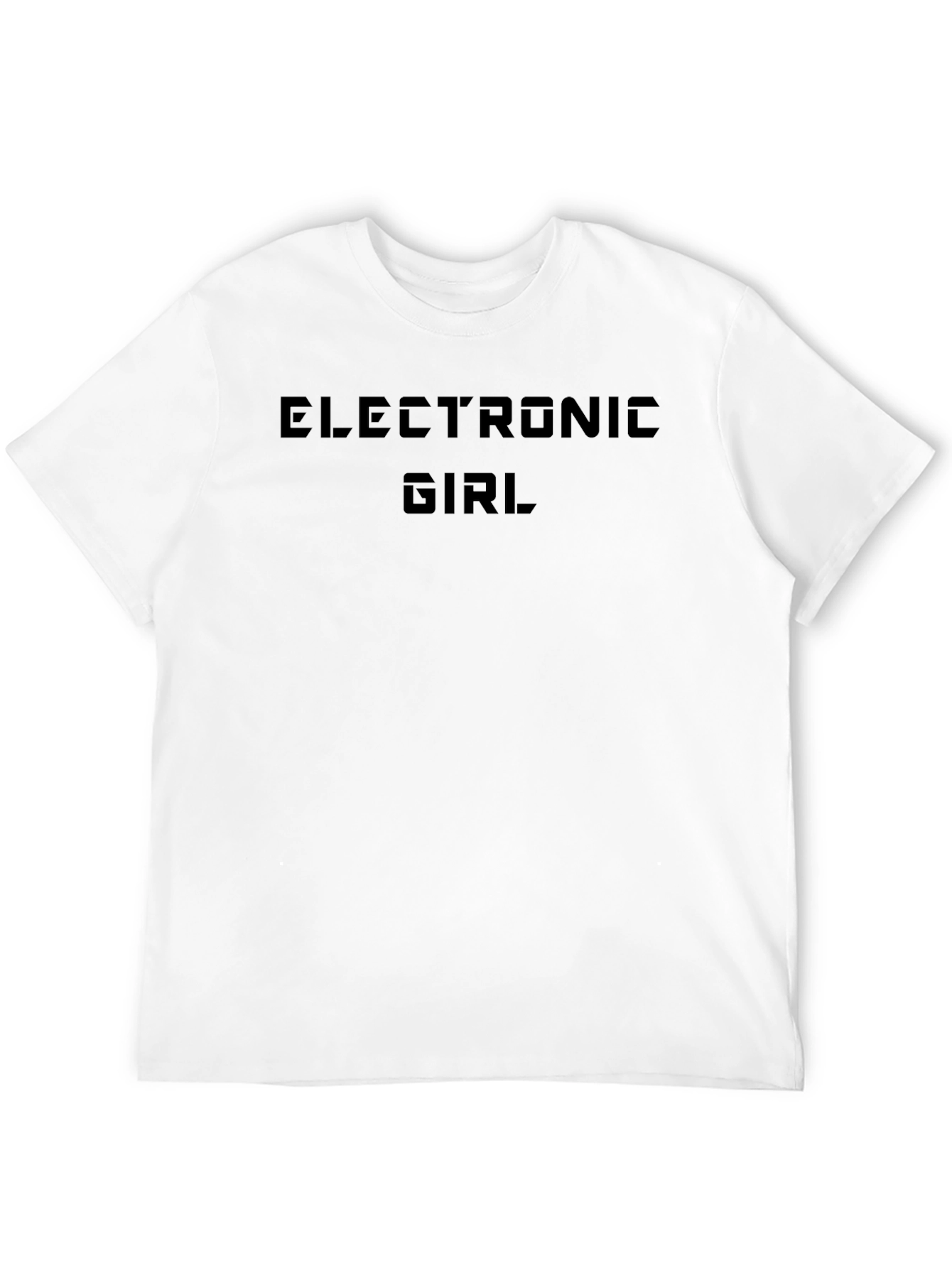 Electronic Girl Black T-Shirt