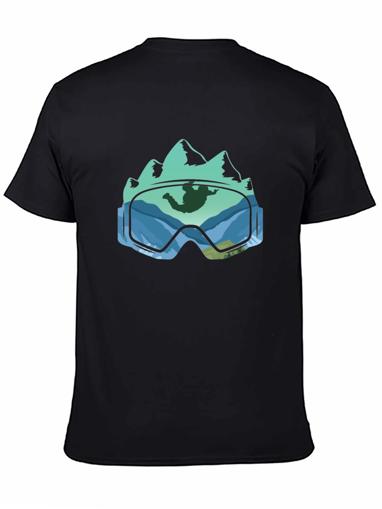 Mountain Goggles Skydiver T-Shirt - Adventure Ready