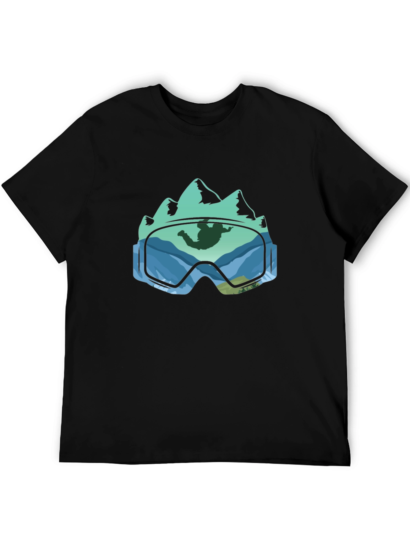 Mountain Goggles Skydiver T-Shirt - Adventure Ready