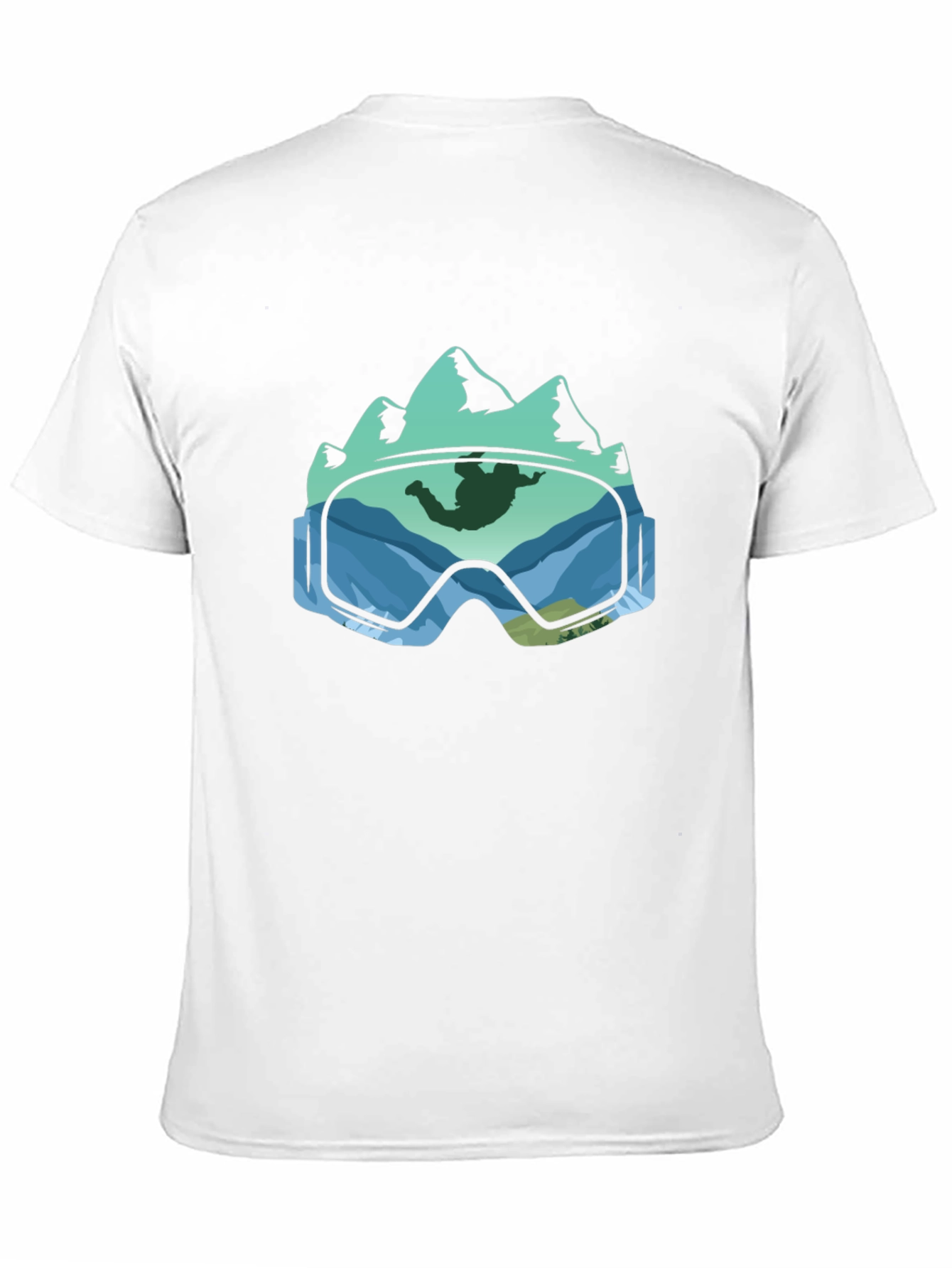 Mountain Goggles Skydiver T-Shirt - Adventure Ready