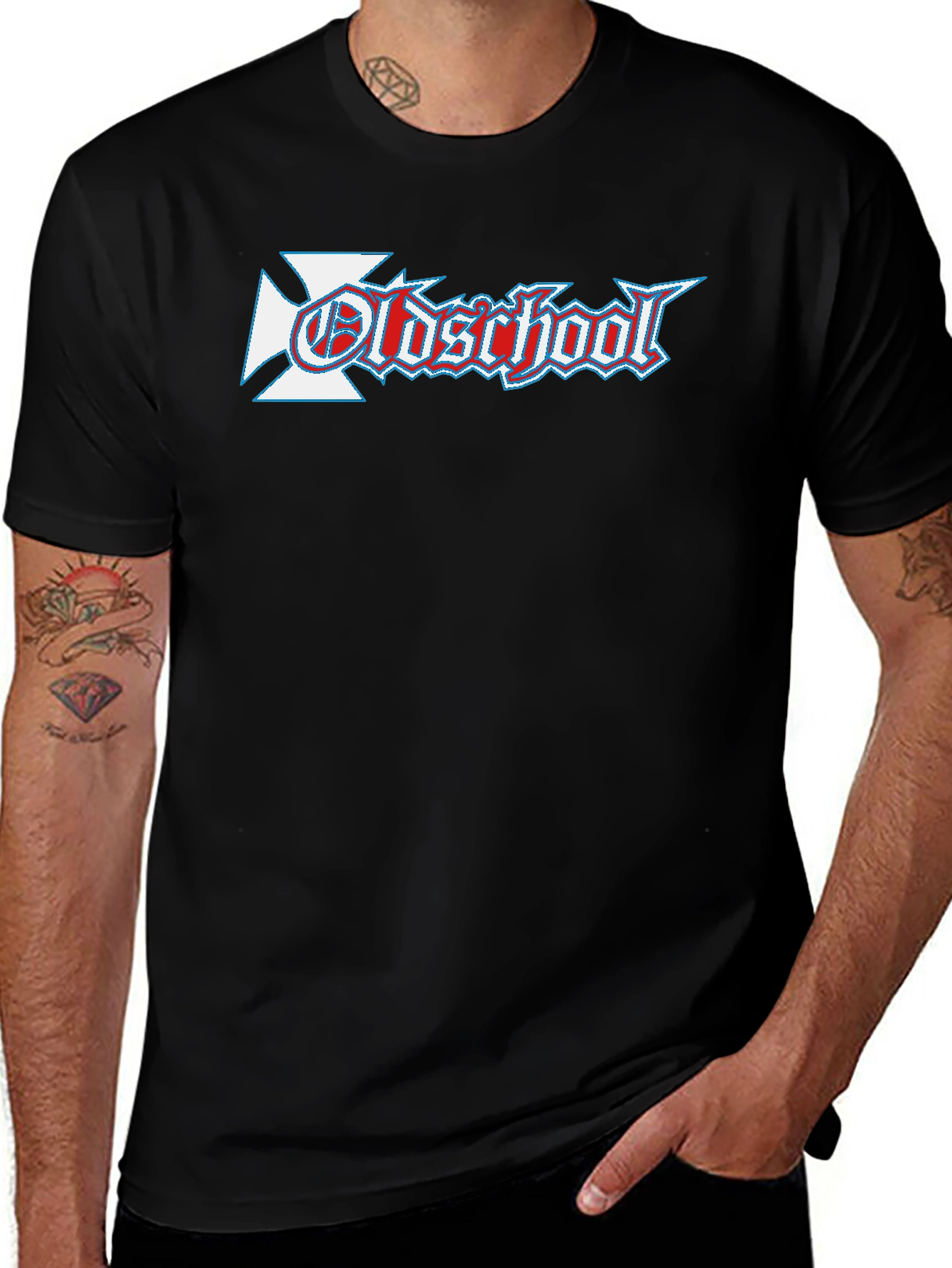 Oldschool Graphic T-Shirt - Black