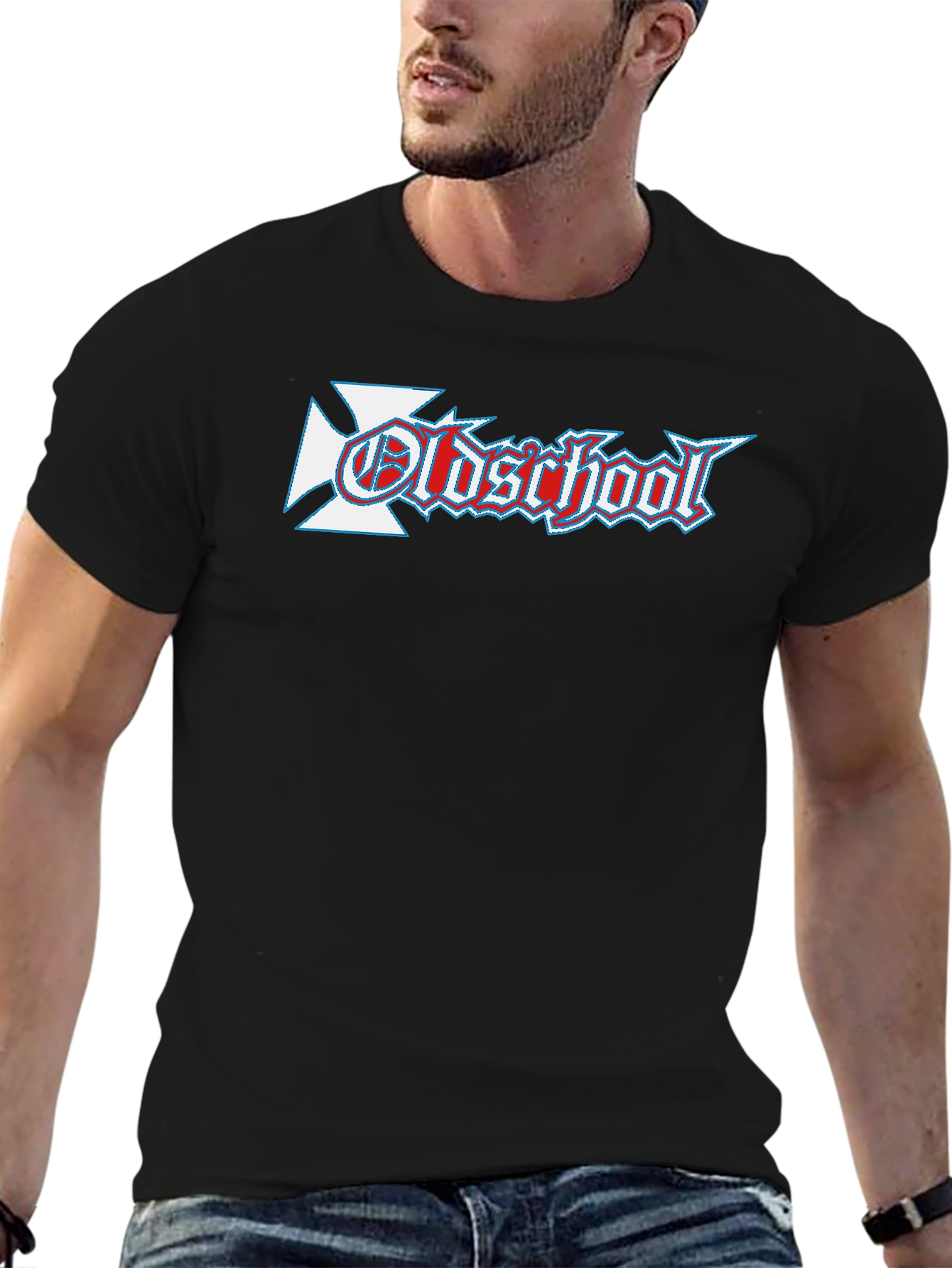 Oldschool Graphic T-Shirt - Black