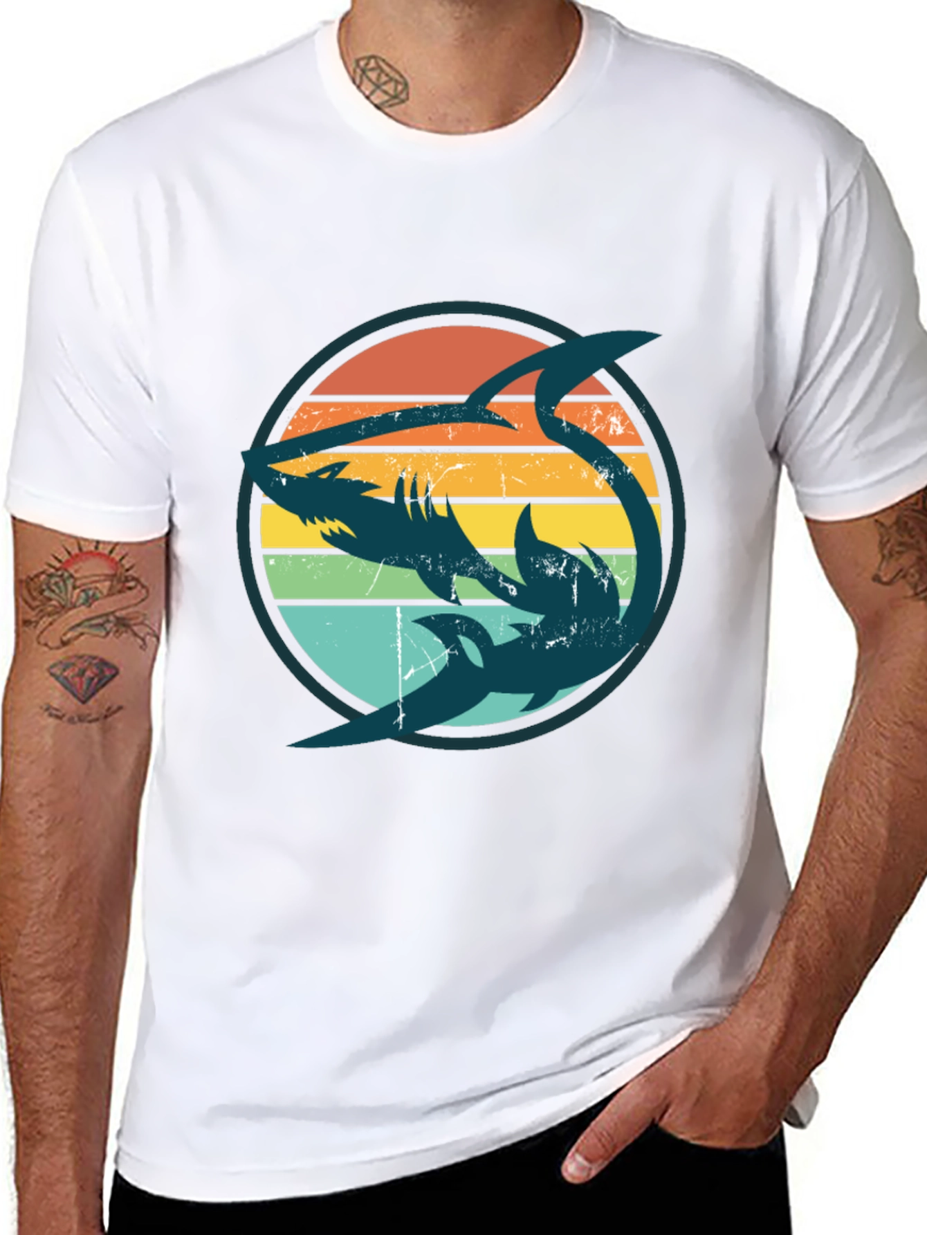 Retro Shark Graphic Tee