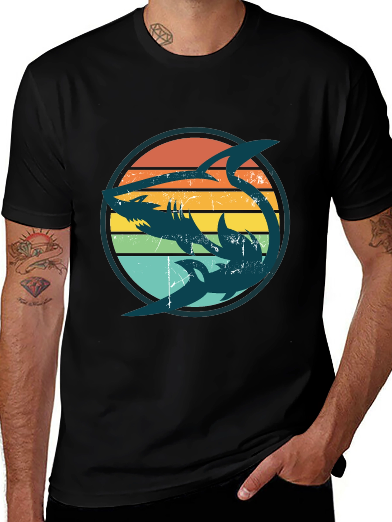 Retro Shark Graphic Tee