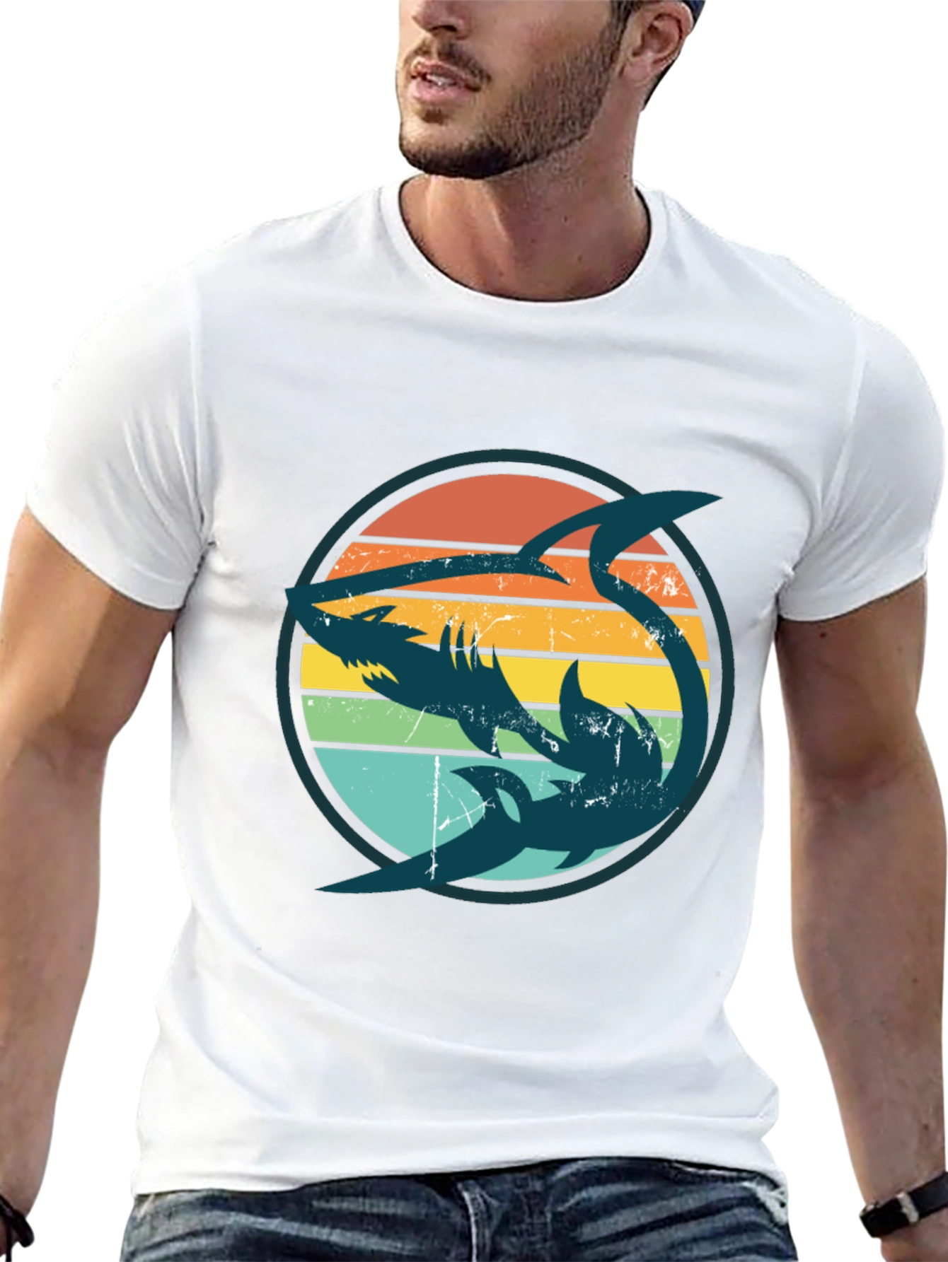 Retro Shark Graphic Tee