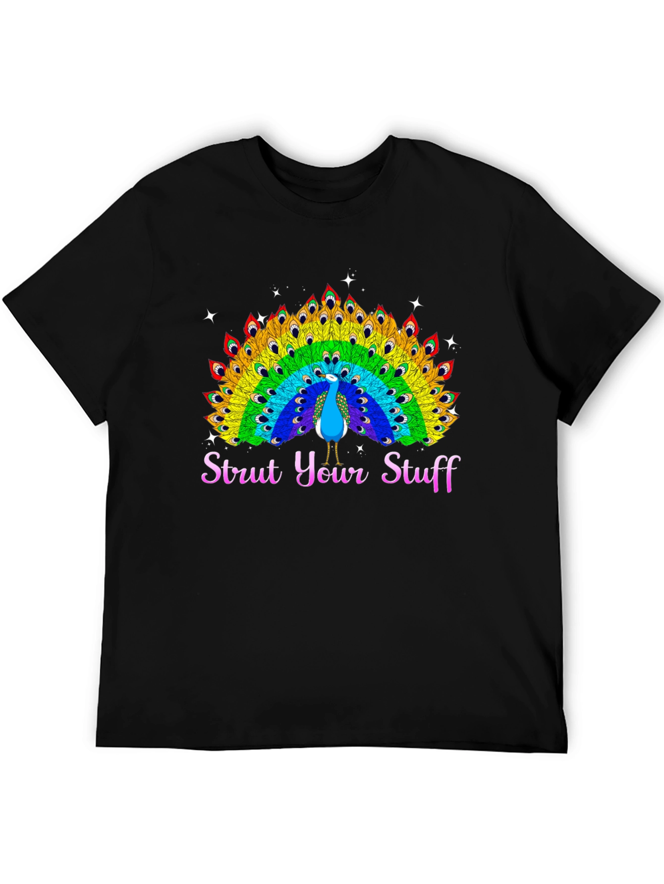 Strut Your Stuff Peacock Graphic Tee