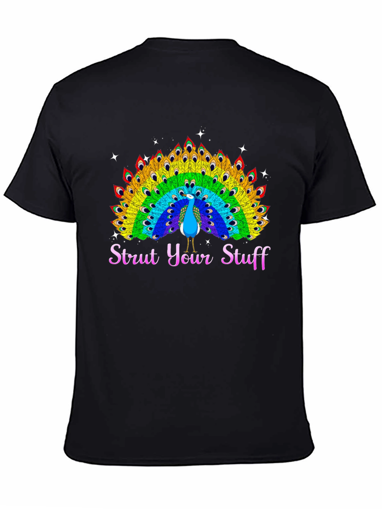 Strut Your Stuff Peacock Graphic Tee