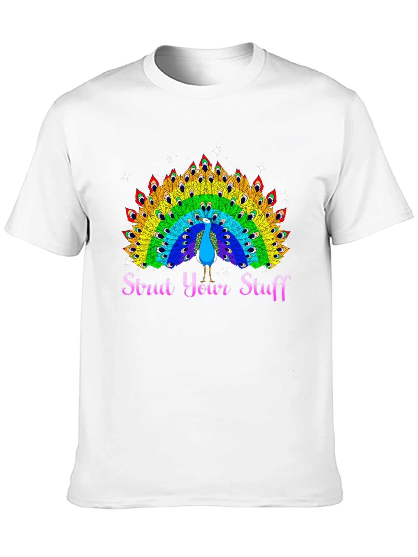 Strut Your Stuff Peacock Graphic Tee