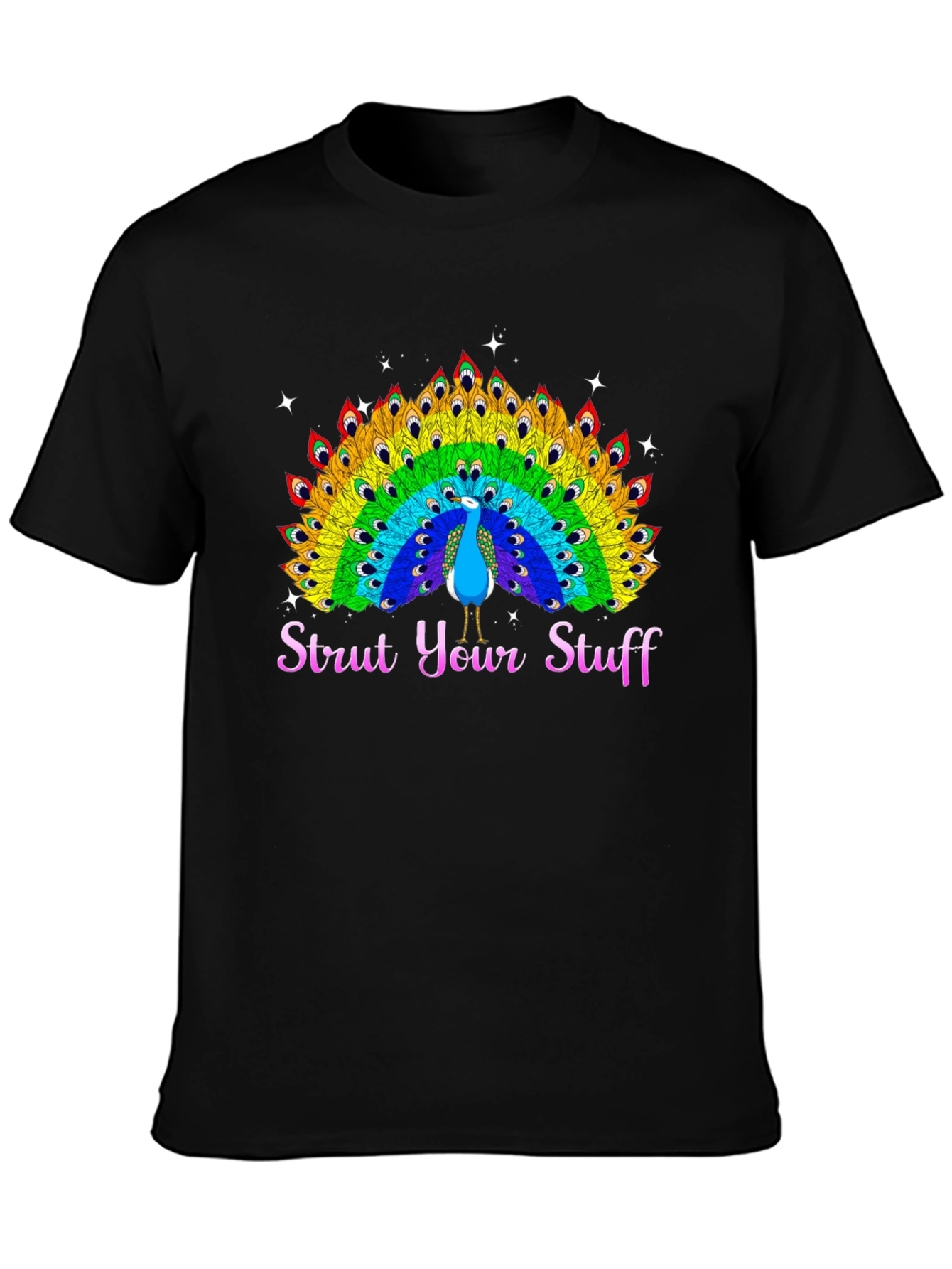 Strut Your Stuff Peacock Graphic Tee