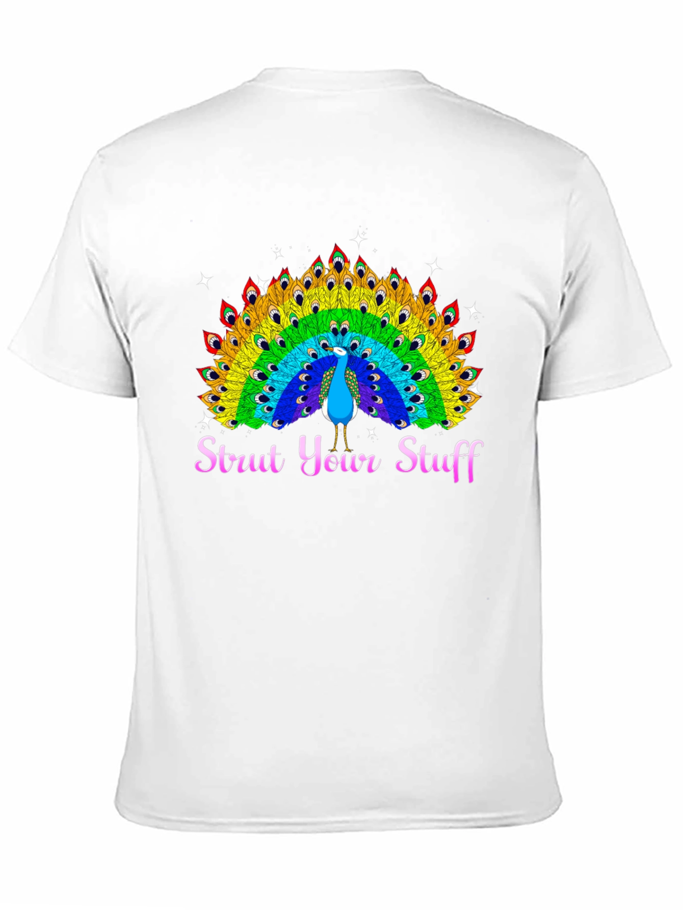 Strut Your Stuff Peacock Graphic Tee