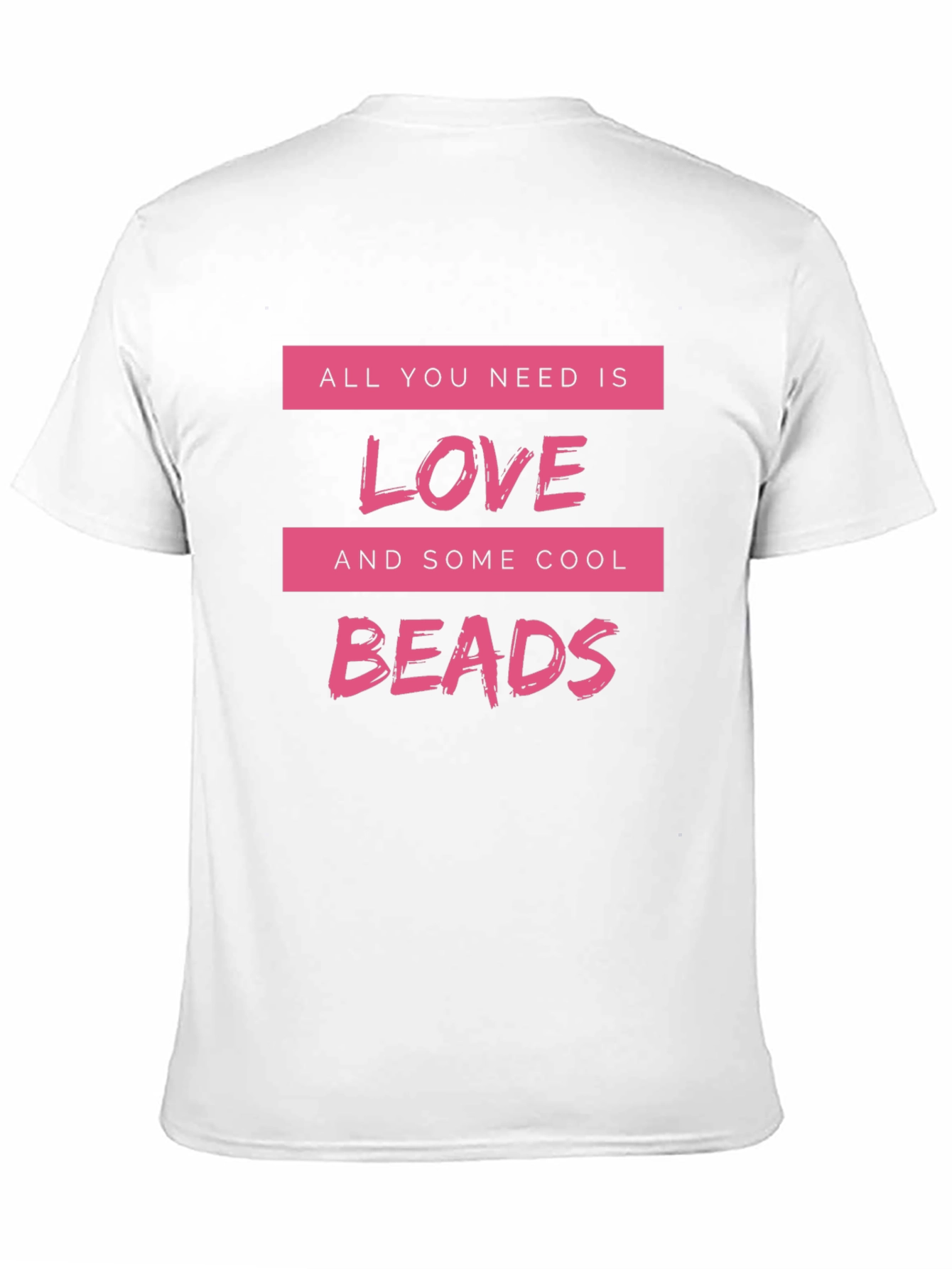 Love & Beads Black T-Shirt - Stylish Graphic Tee