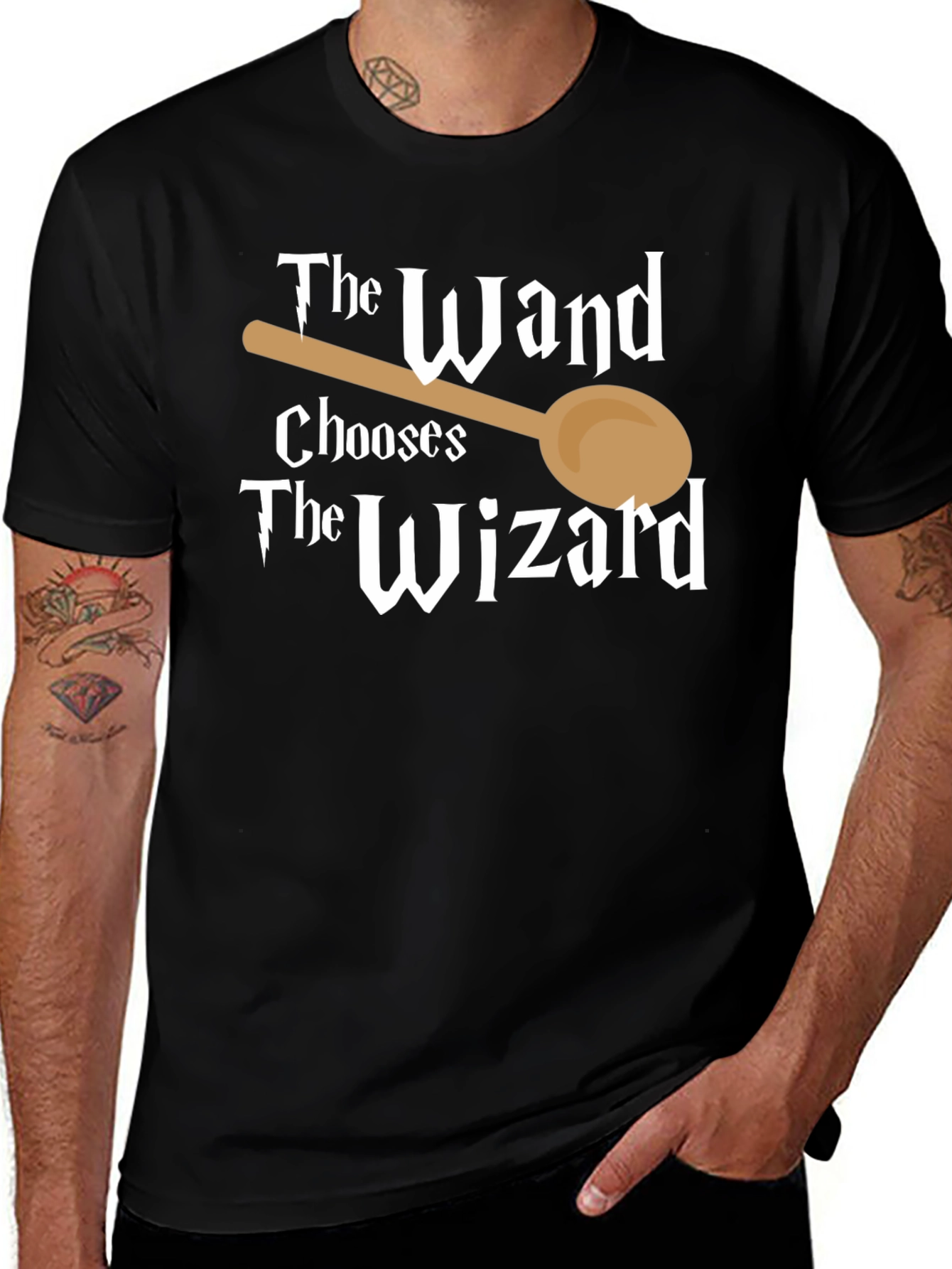 The Wand Chooses The Wizard Funny T-Shirt