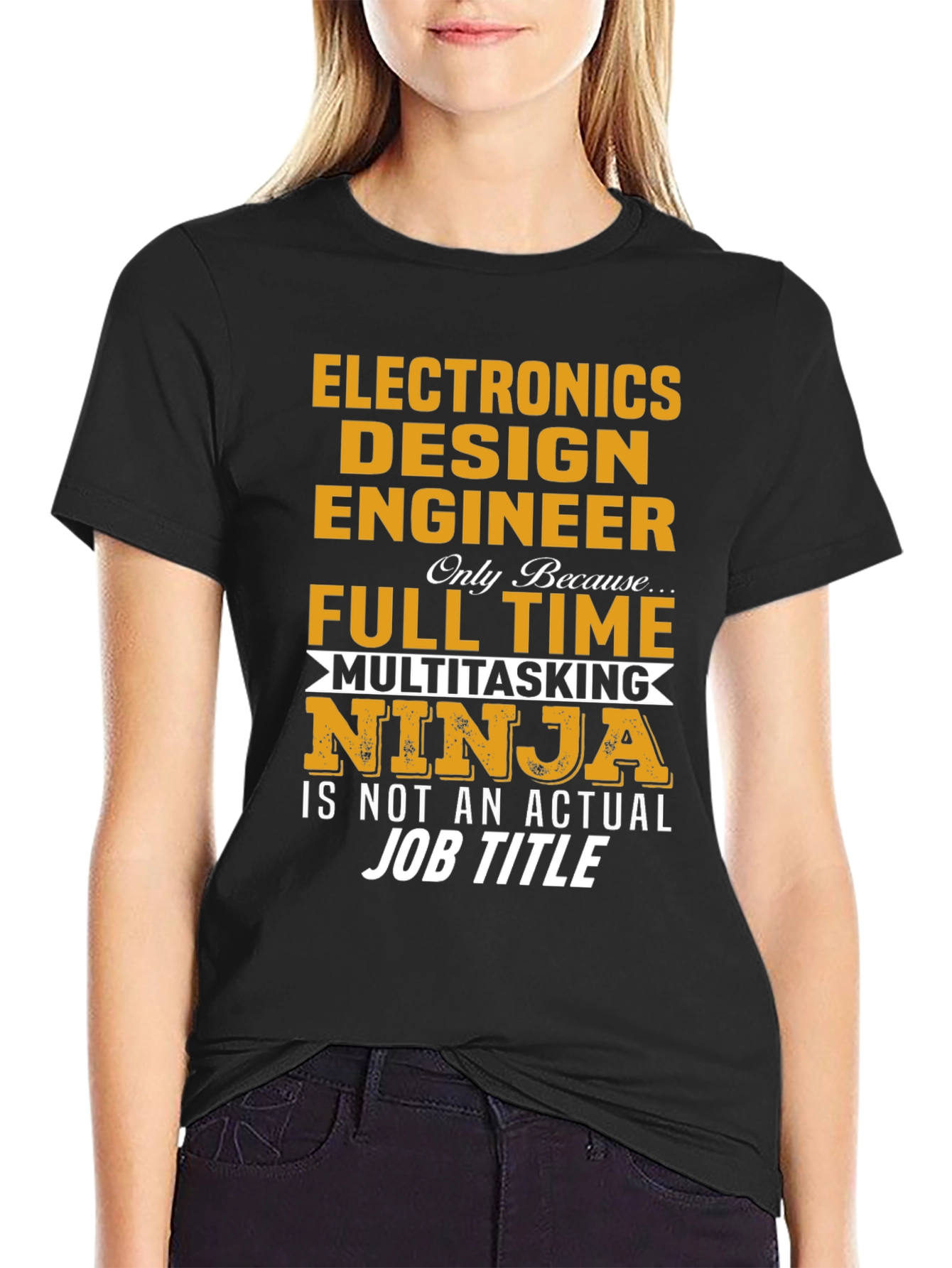 Electronics Design Engineer Multitasking Ninja T-Shirt