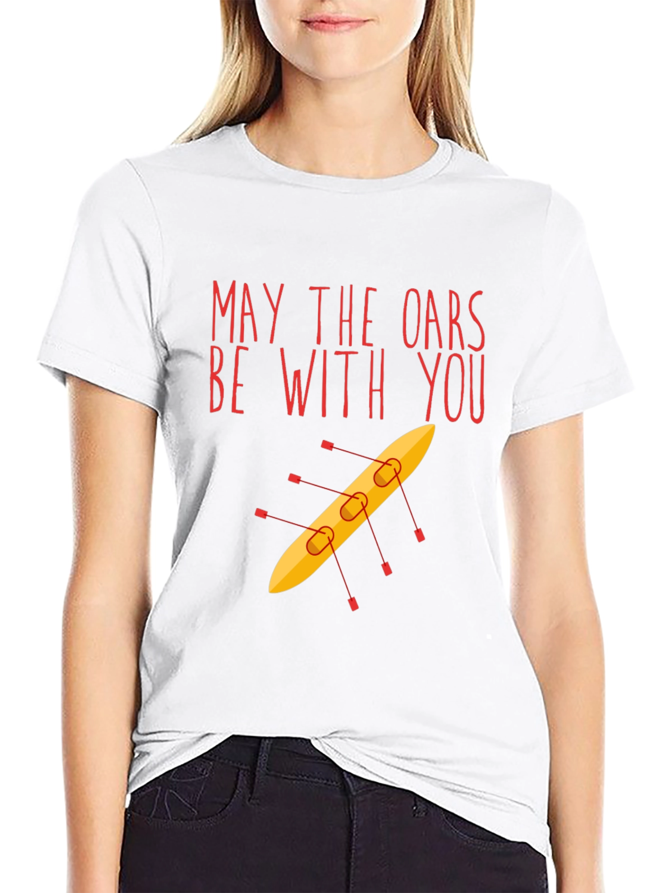 May The Oars Be With You Funny Rowing T-Shirt