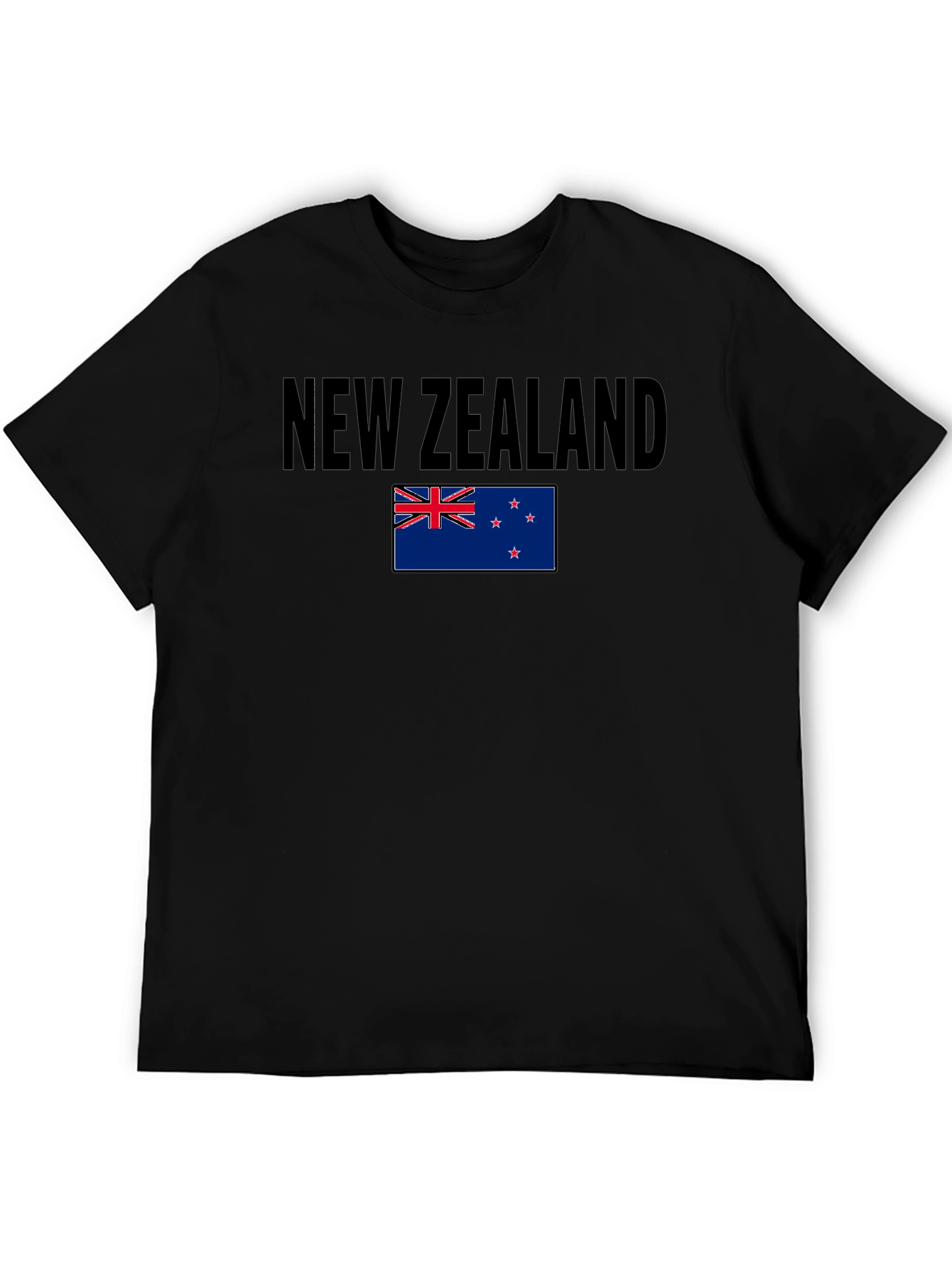 New Zealand Flag Graphic Tee - Casual Comfort