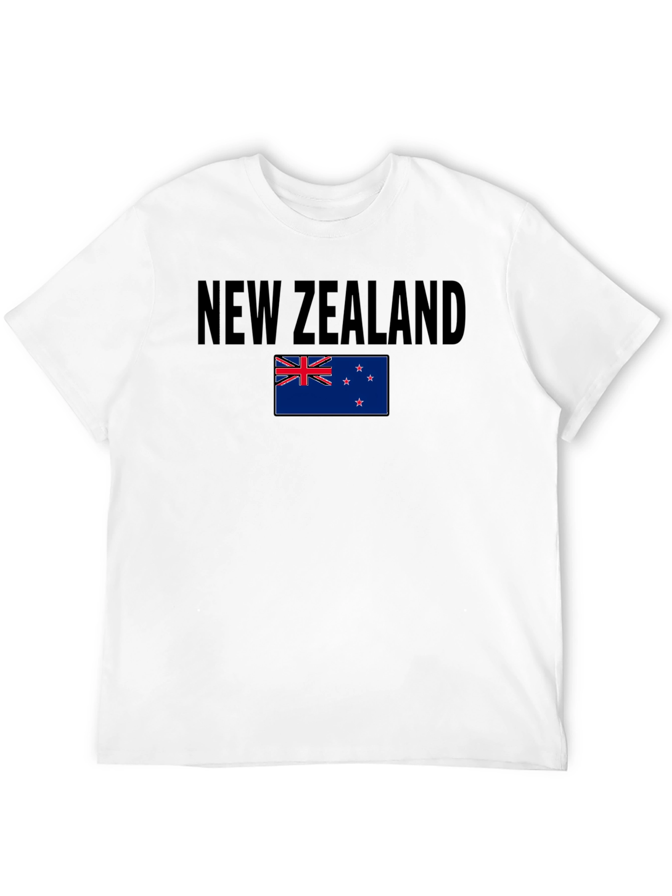 New Zealand Flag Graphic Tee - Casual Comfort