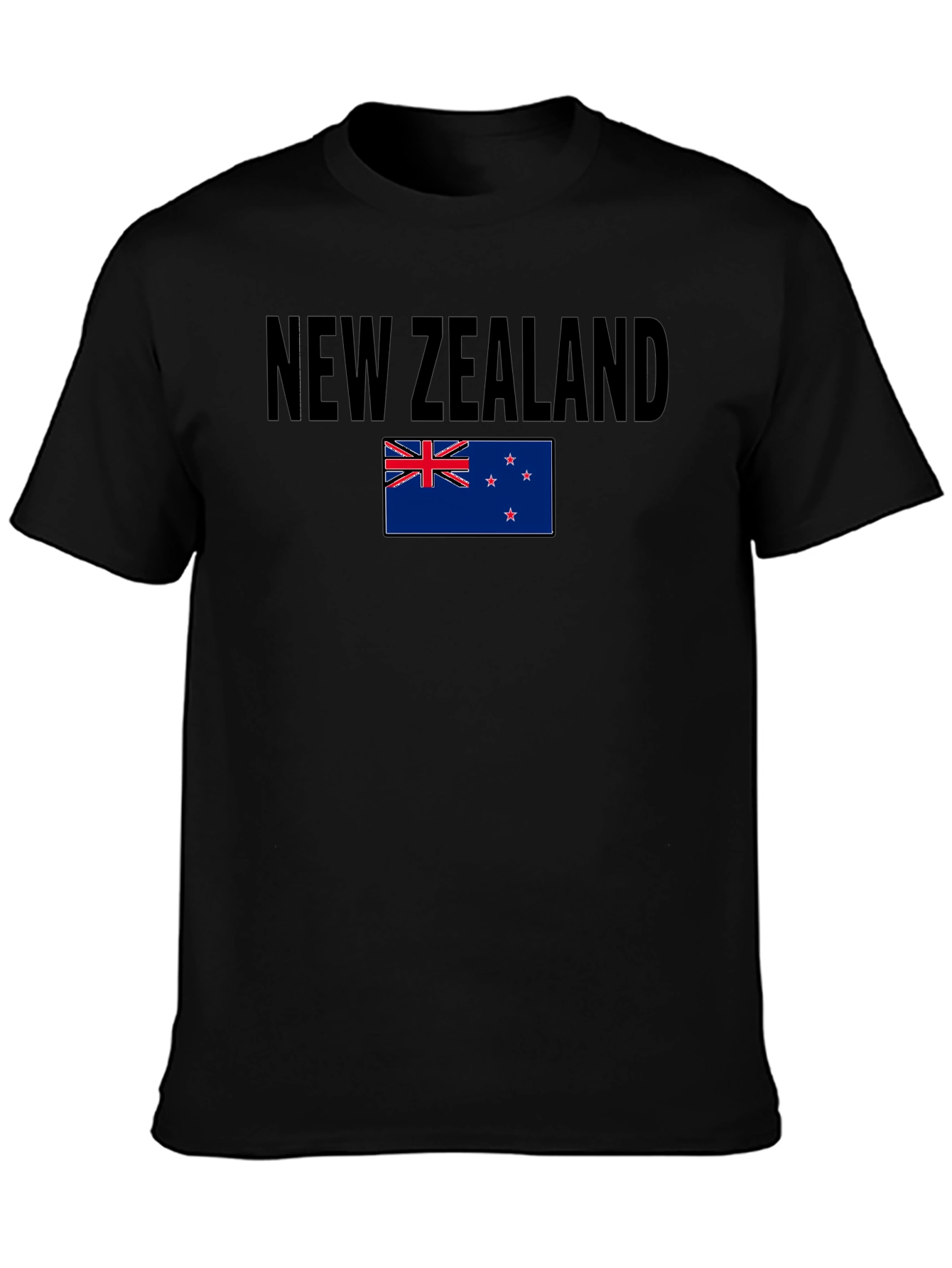 New Zealand Flag Graphic Tee - Casual Comfort