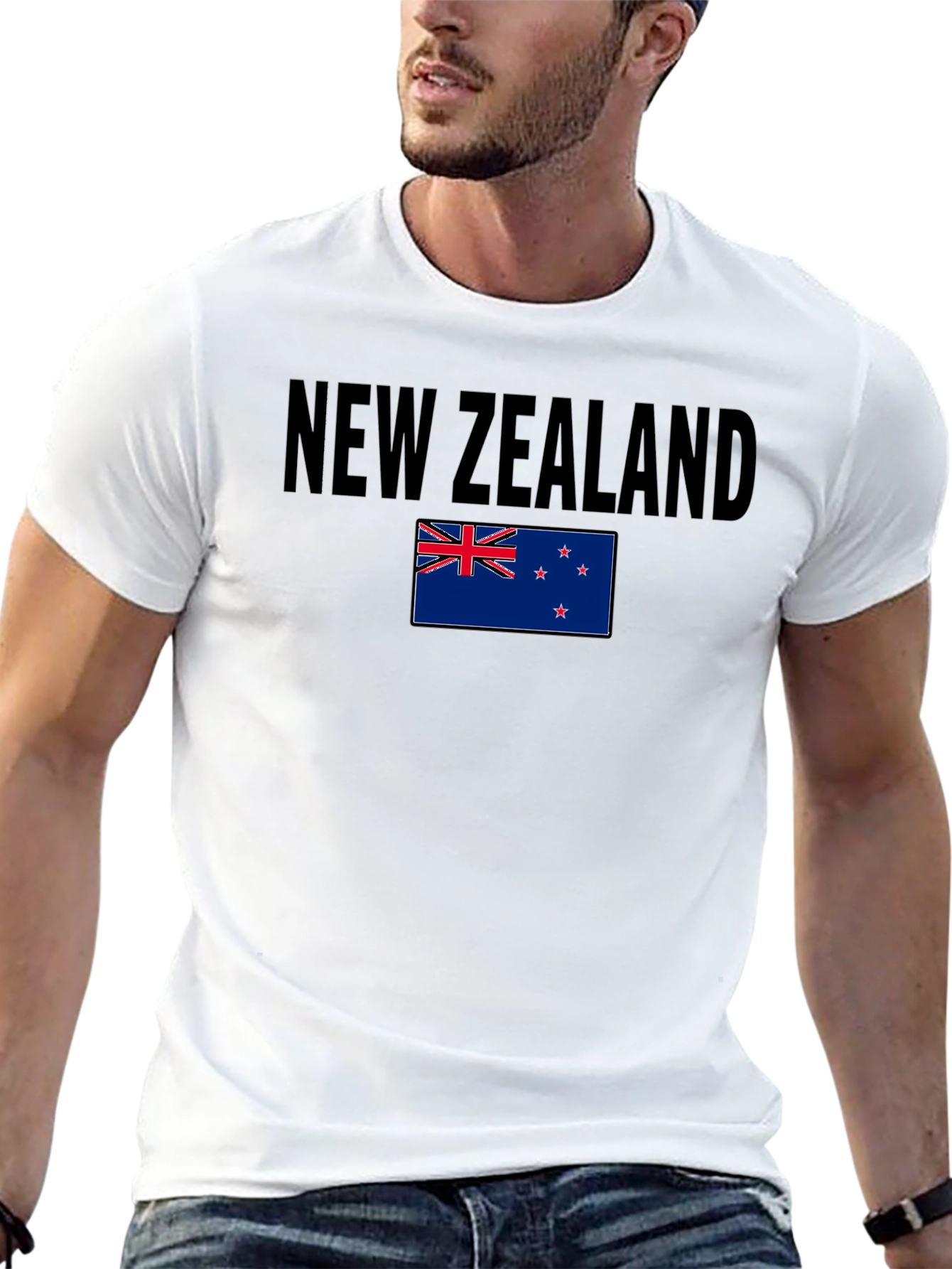 New Zealand Flag Graphic Tee - Casual Comfort