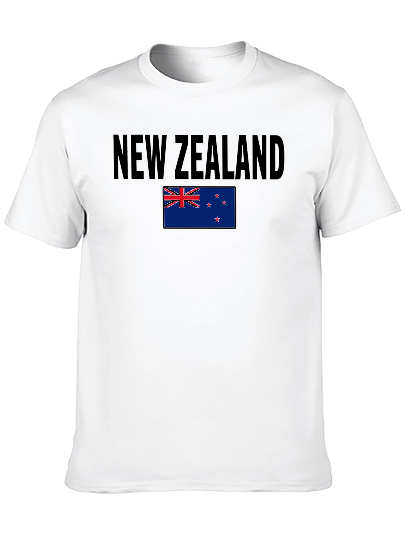 New Zealand Flag Graphic Tee - Casual Comfort