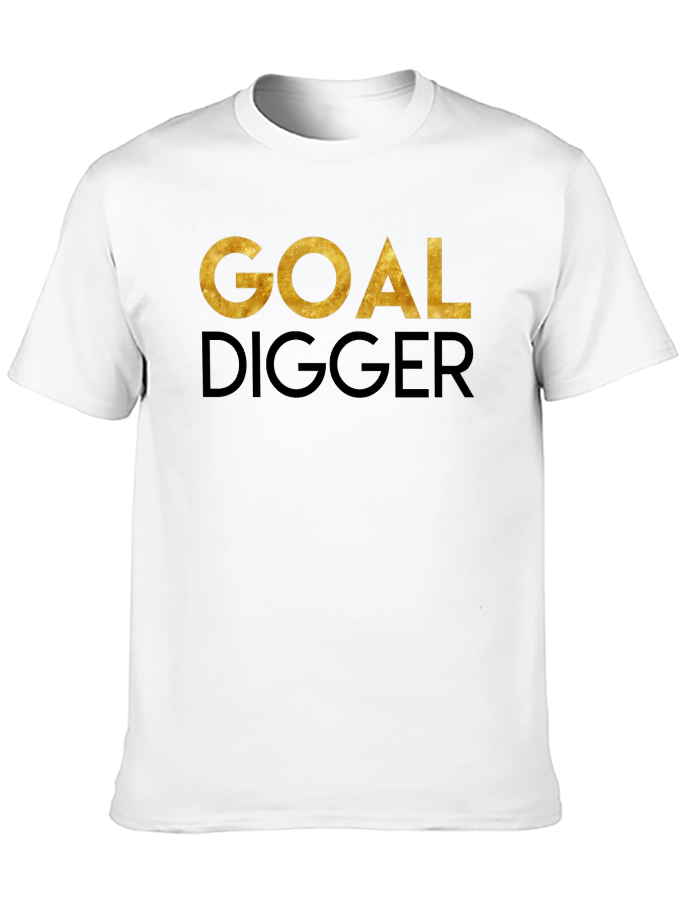 Goal Digger Graphic Tee - Stylish Crew Neck Shirt