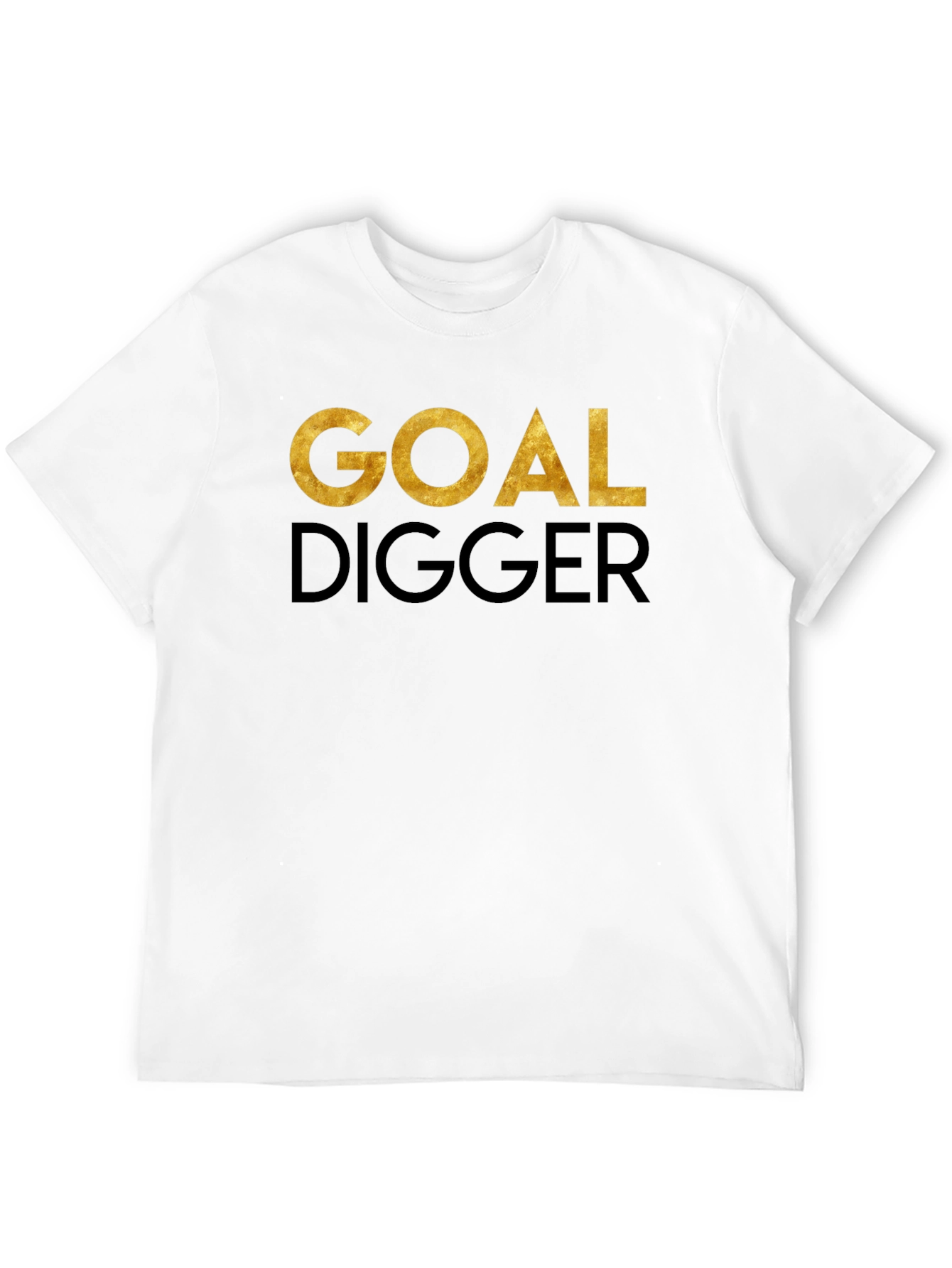 Goal Digger Graphic Tee - Stylish Crew Neck Shirt