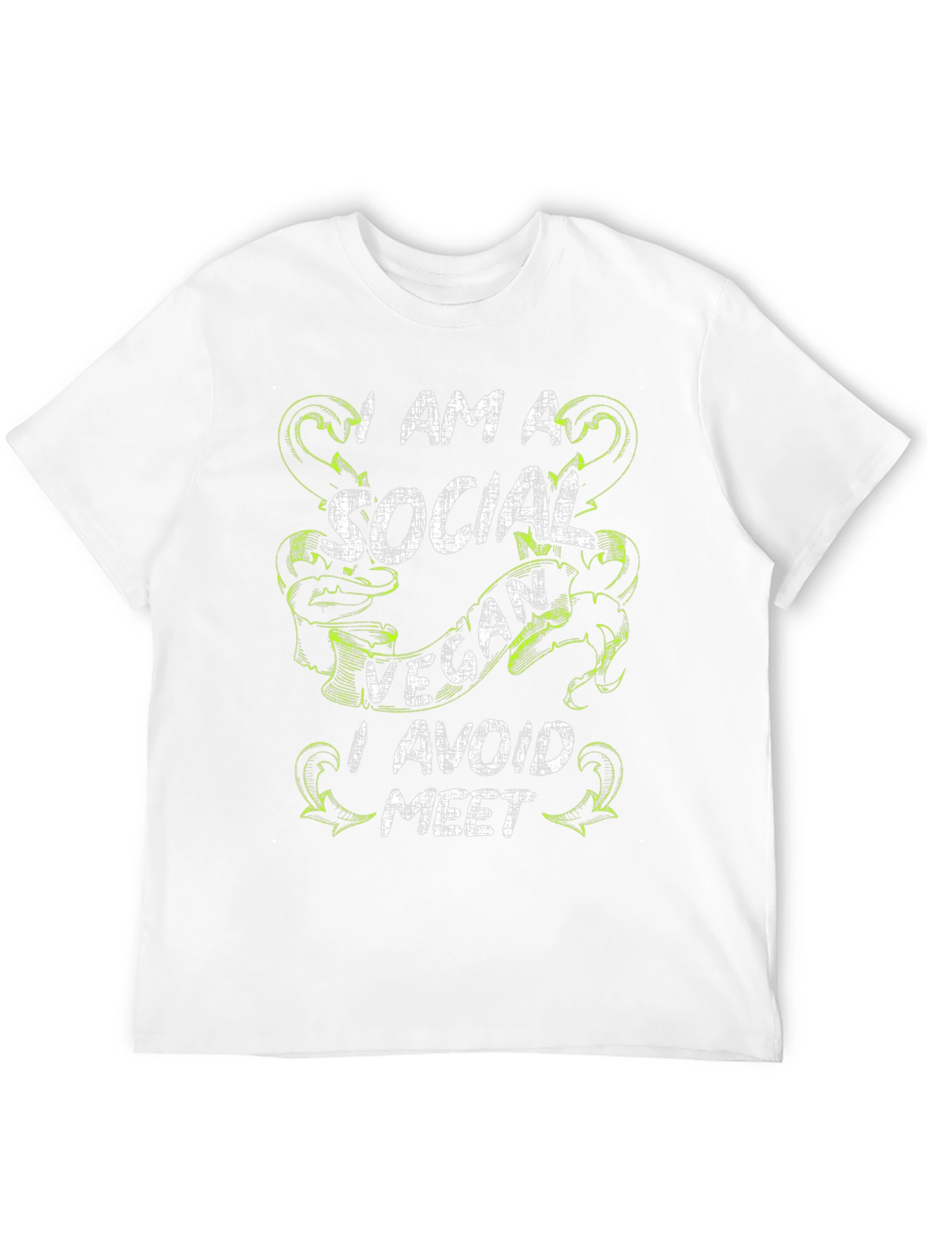 Social Vegan T-Shirt - Avoid the Meet
